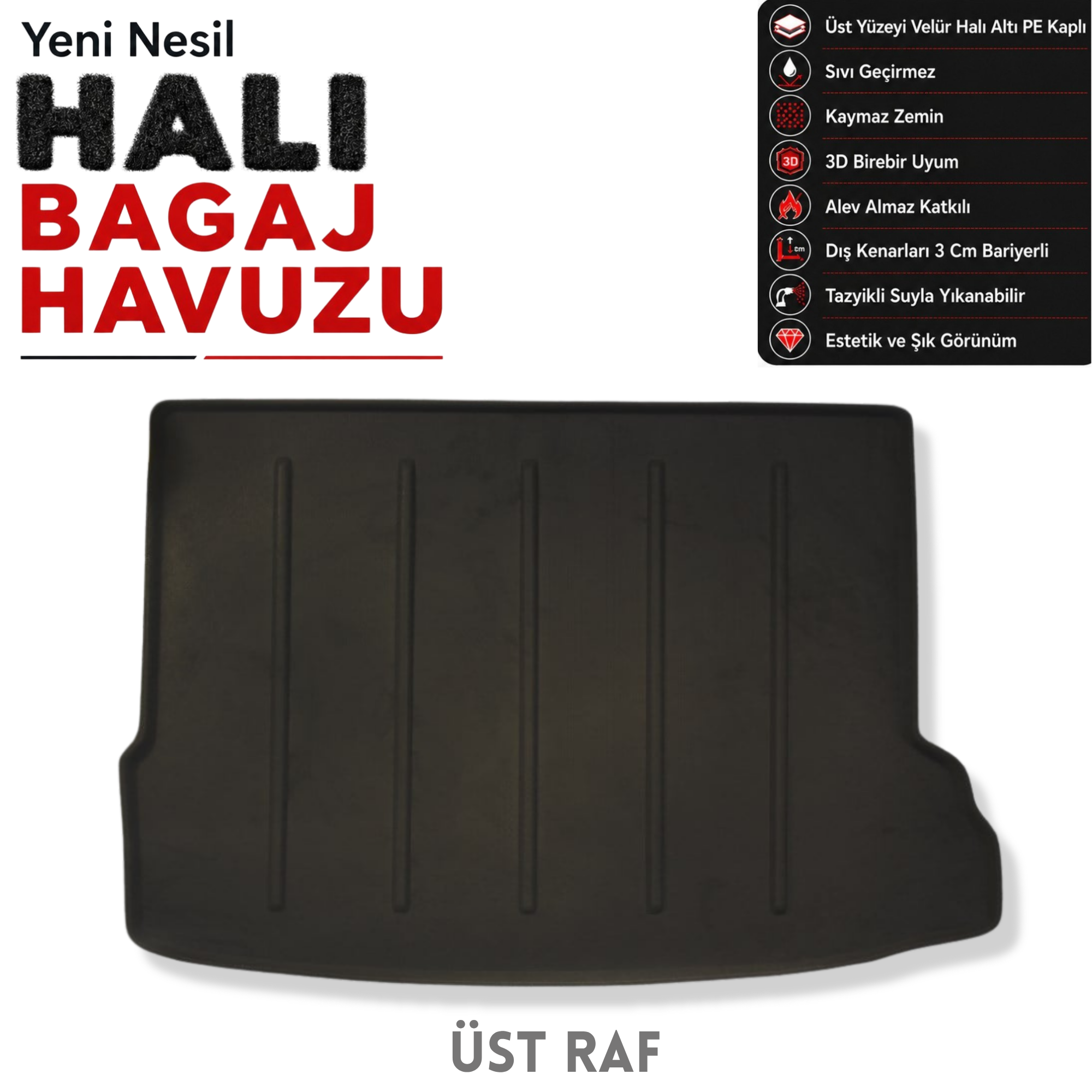 Mercedes GLB Halı Bagaj Havuzu (2026 Sonrası)