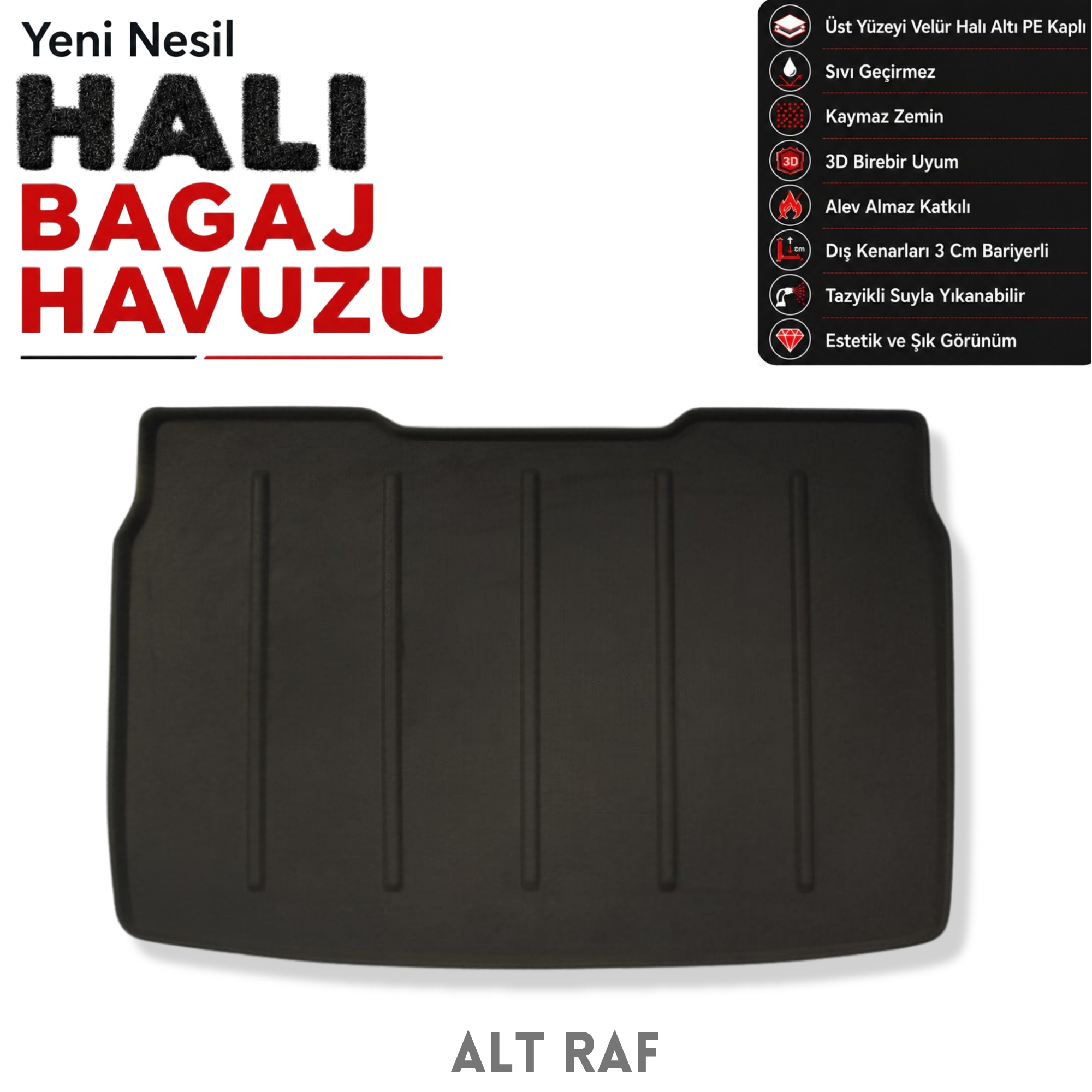 Mercedes GLB Halı Bagaj Havuzu (2026 Sonrası)