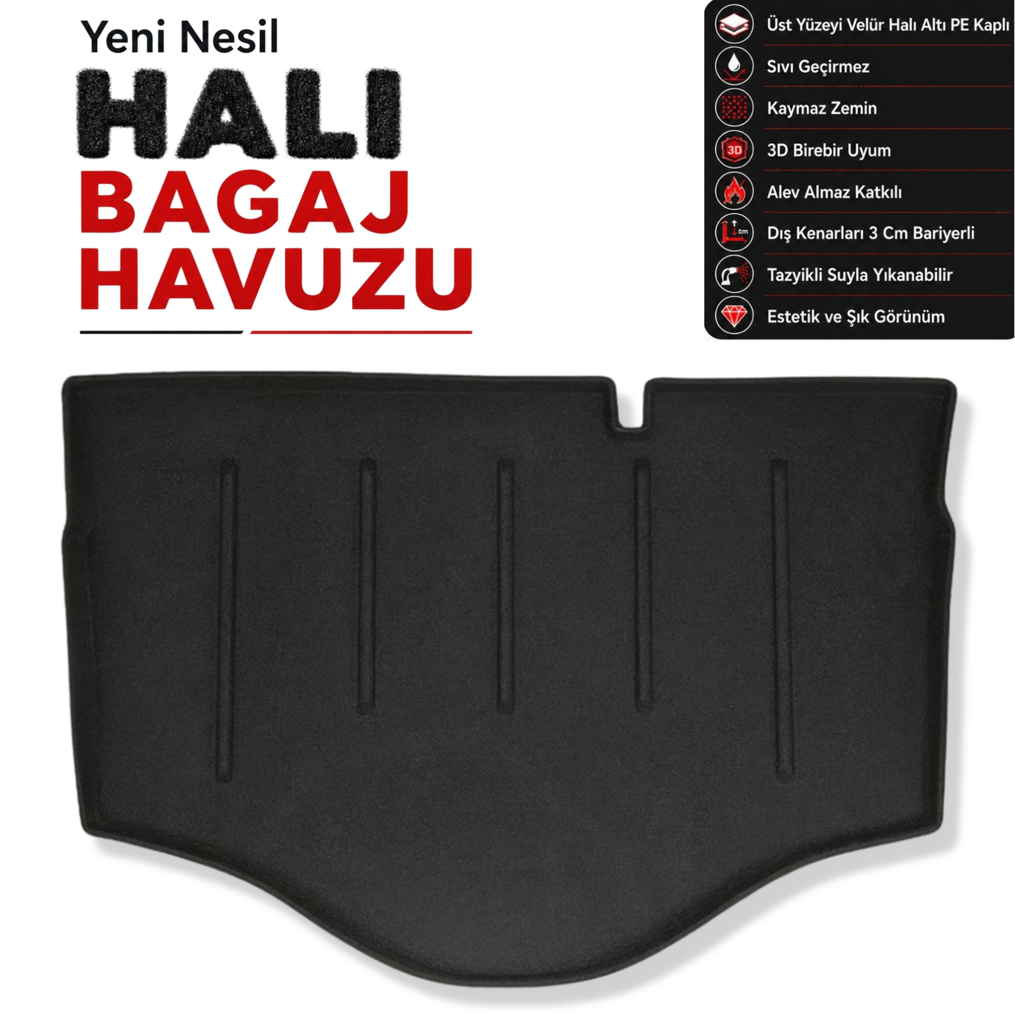 Mitsubishi Space Star Halı Bagaj Havuzu (2013 - 2020 Arası)