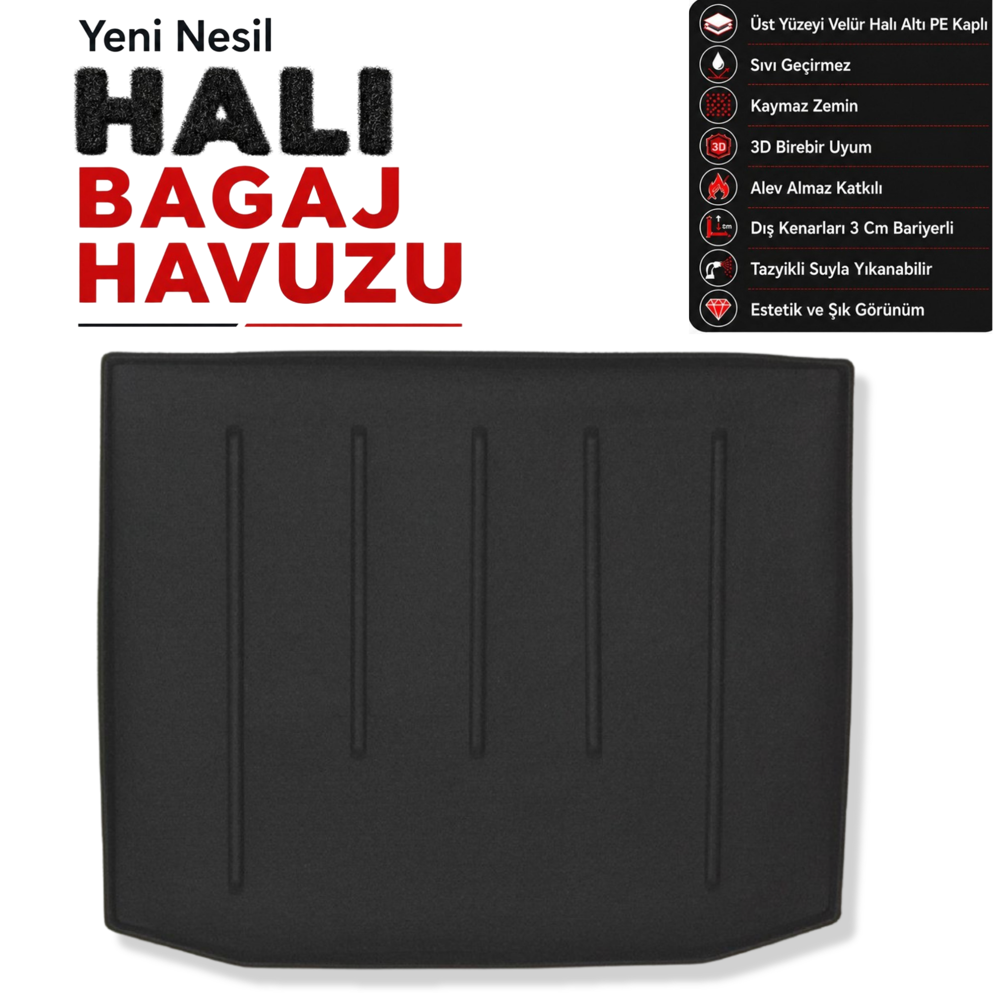 Mitsubishi ASX Halı Bagaj Havuzu (2010 - 2022 Arası)