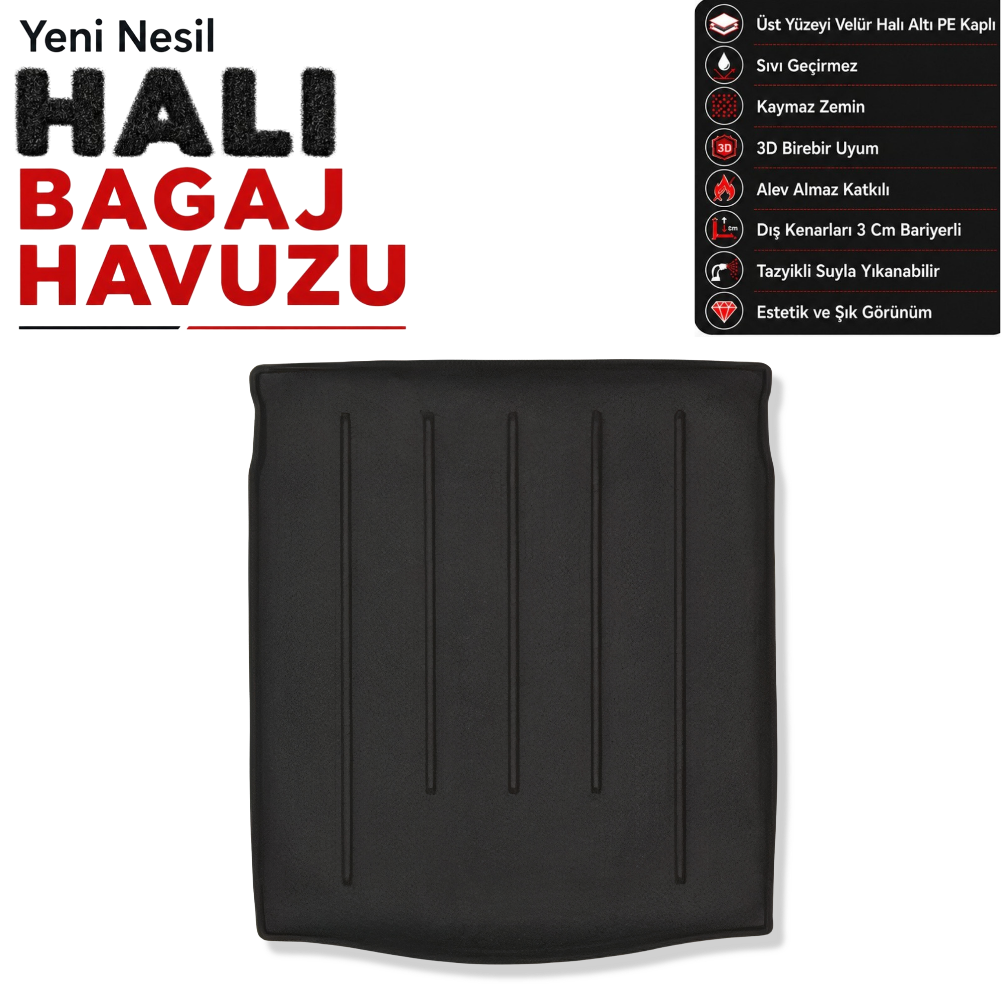 Mazda 6 Sedan Halı Bagaj Havuzu (2013 Sonrası)