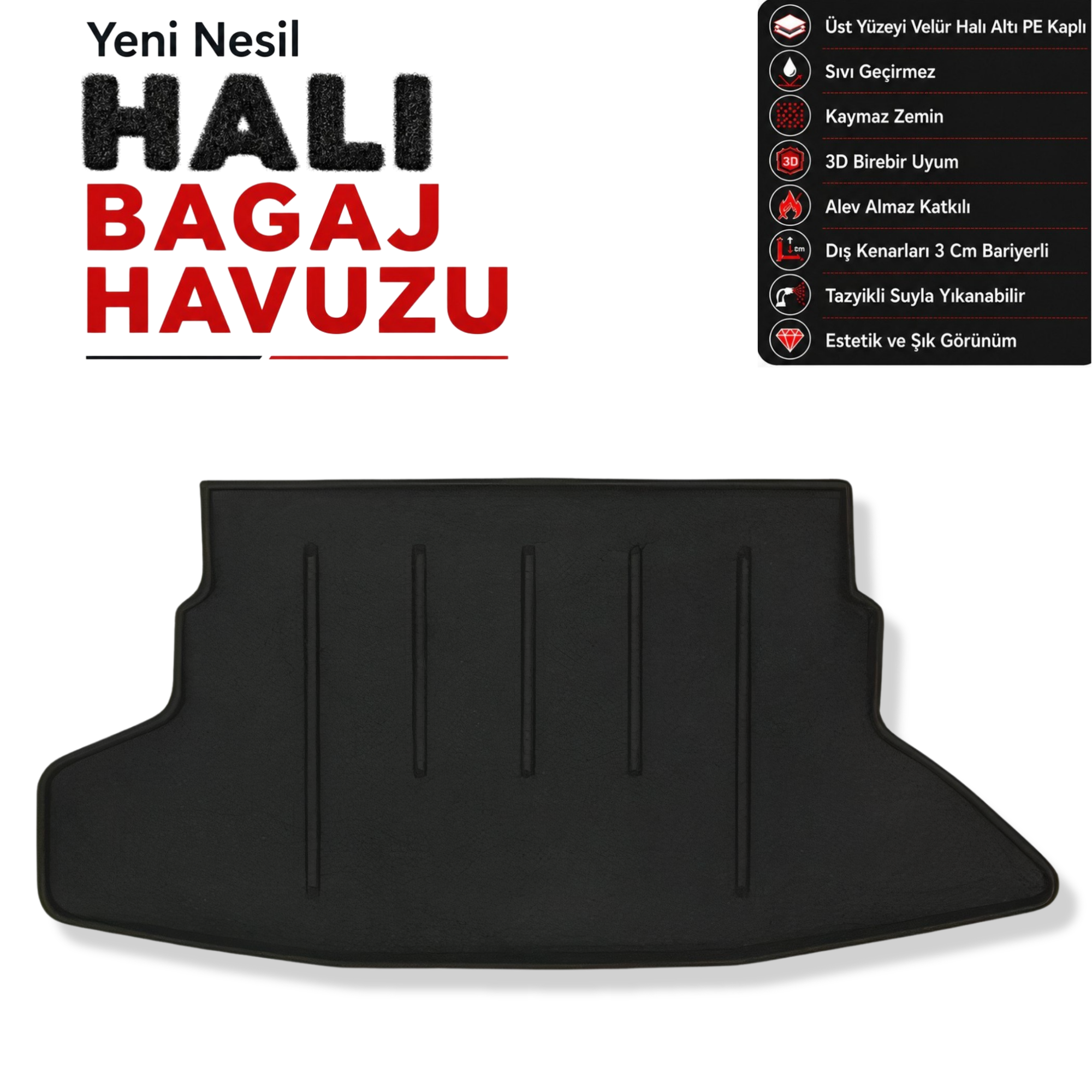 Nissan Juke F15 Halı Bagaj Havuzu (2011 - 2015 Arası)