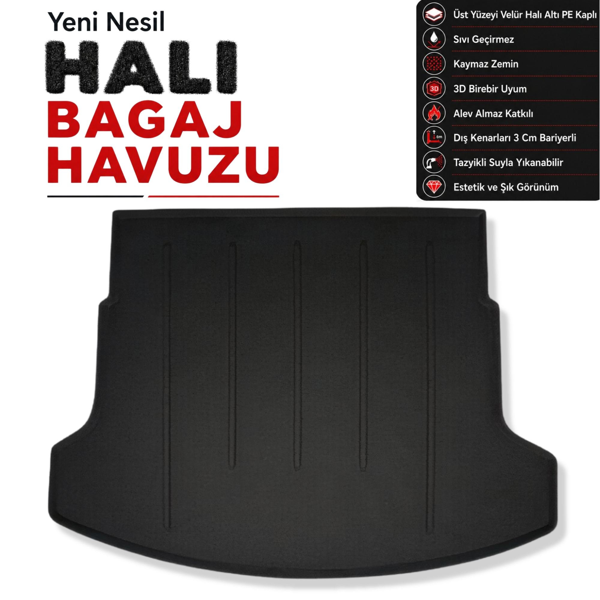 Nissan Qashqai 2 J10 Halı Bagaj Havuzu (2008 - 2014 Arası)