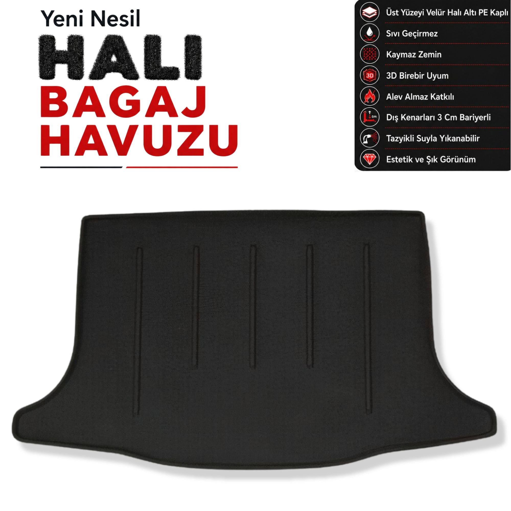 Nissan Pulsar Halı Bagaj Havuzu (2013 Sonrası)