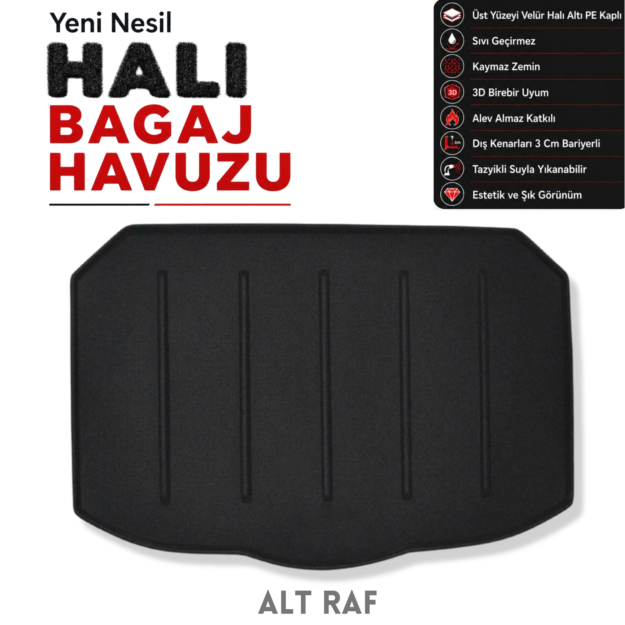 Nissan Qashqai Halı Bagaj Havuzu (2022 ve Sonrası)