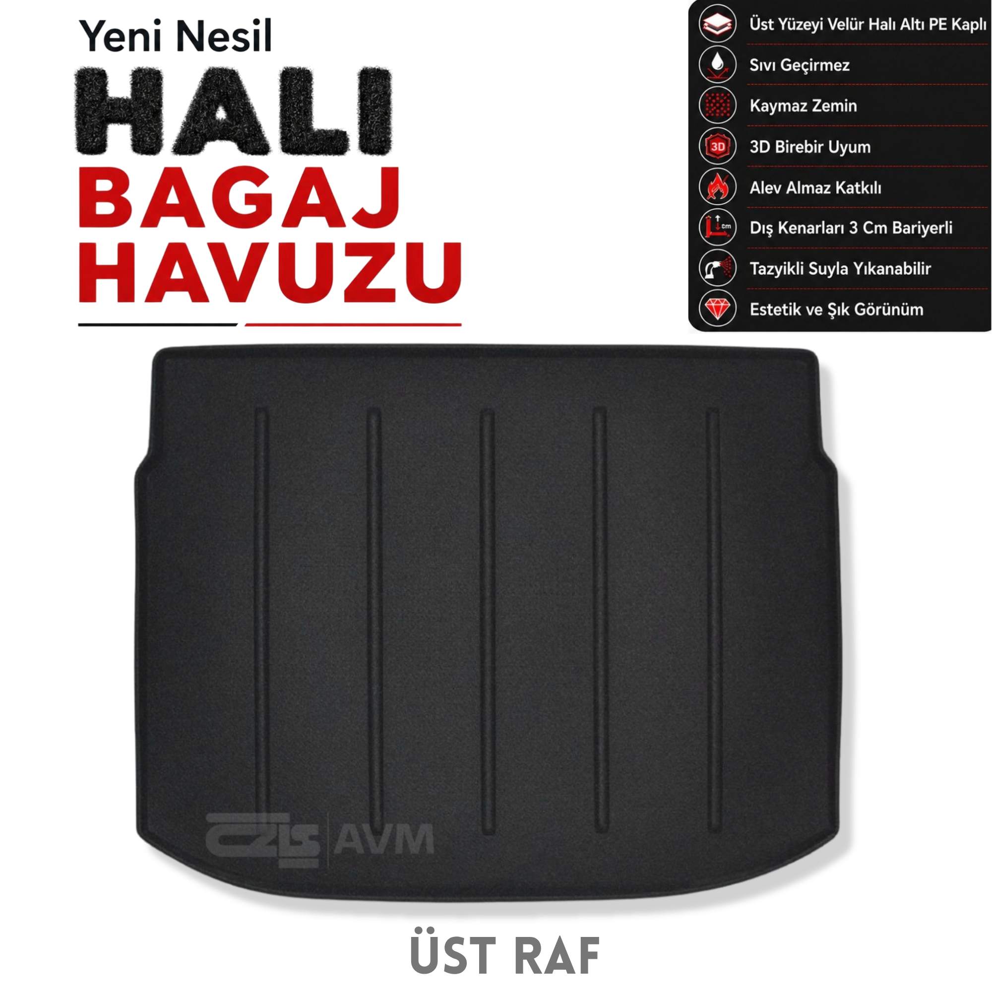 Nissan Qashqai Halı Bagaj Havuzu (2022 ve Sonrası)