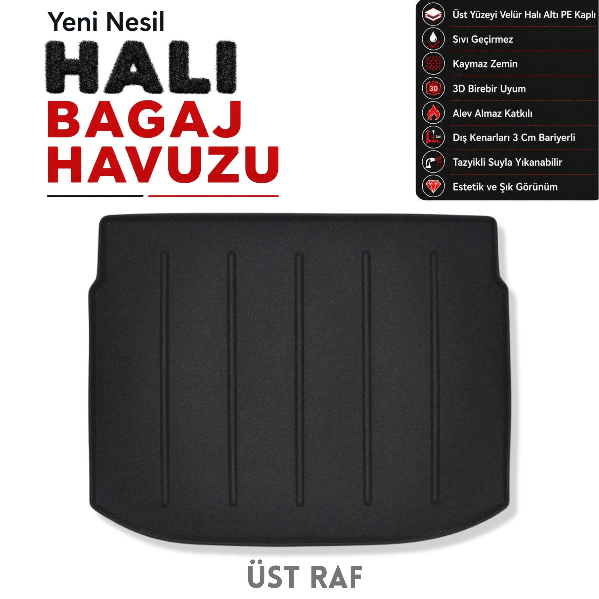 Nissan Qashqai Halı Bagaj Havuzu (2022 ve Sonrası)