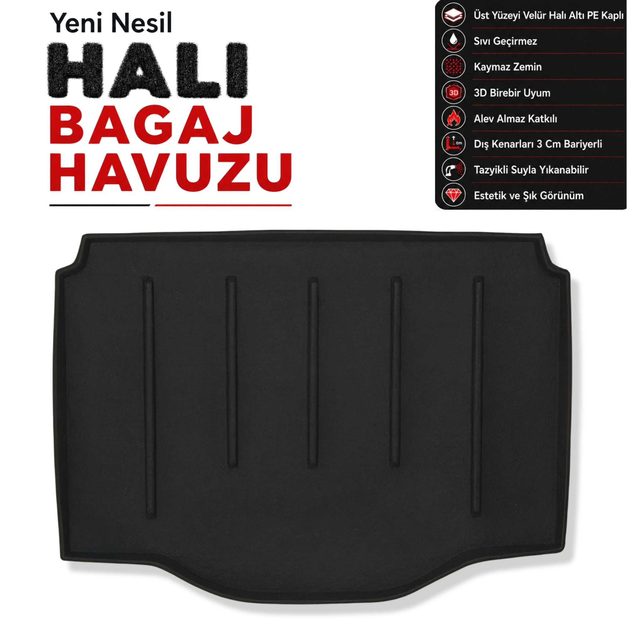 Opel Mokka Halı Bagaj Havuzu (2013 - 2016 Arası)