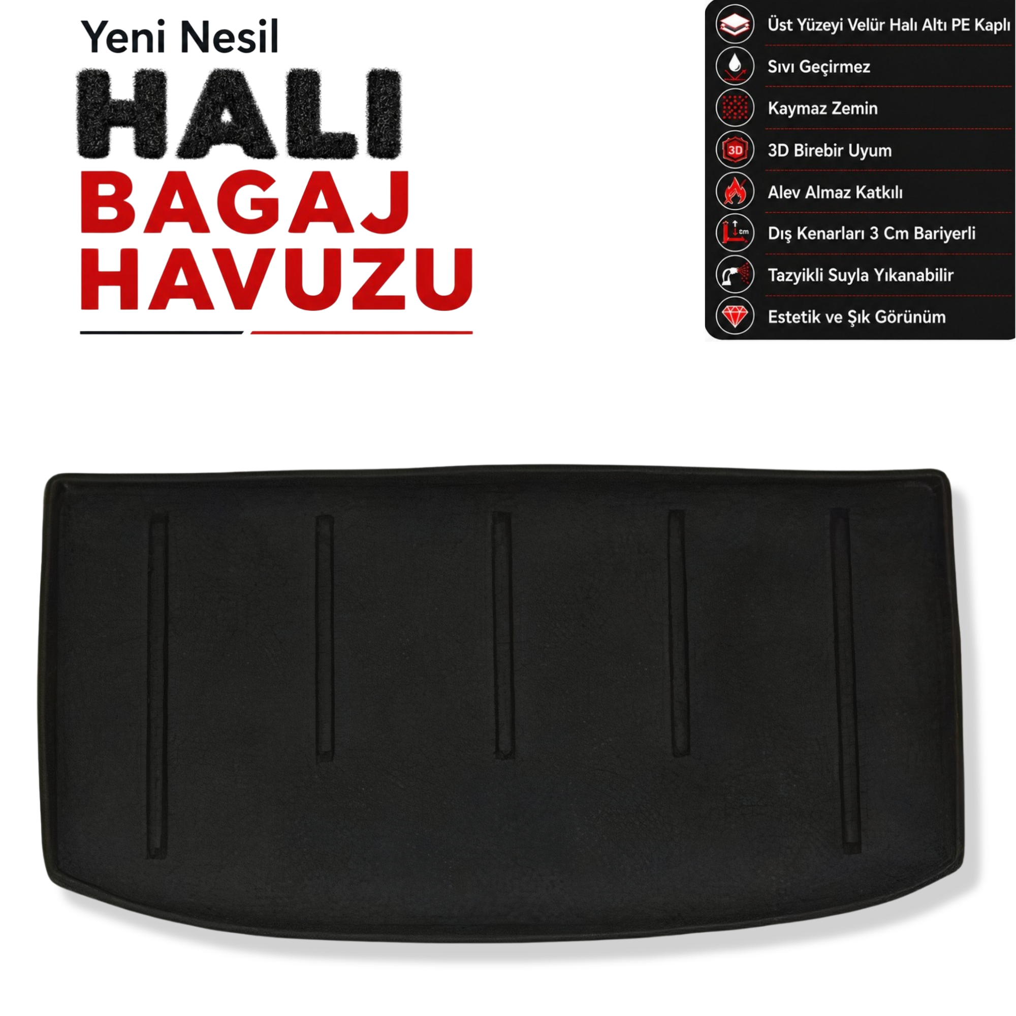 Opel Adam Halı Bagaj Havuzu (2012 - 2019 Arası)