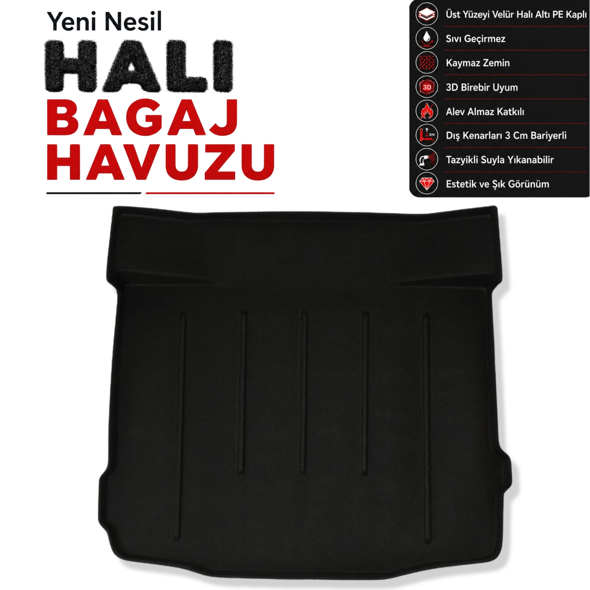 Opel Insignia Halı Bagaj Havuzu (2014 - 2017 Arası)