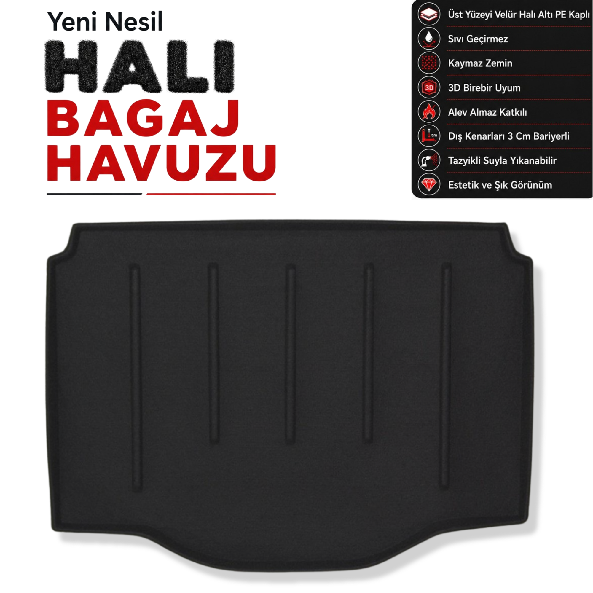 Opel Mokka X Halı Bagaj Havuzu (2016 Sonrası)