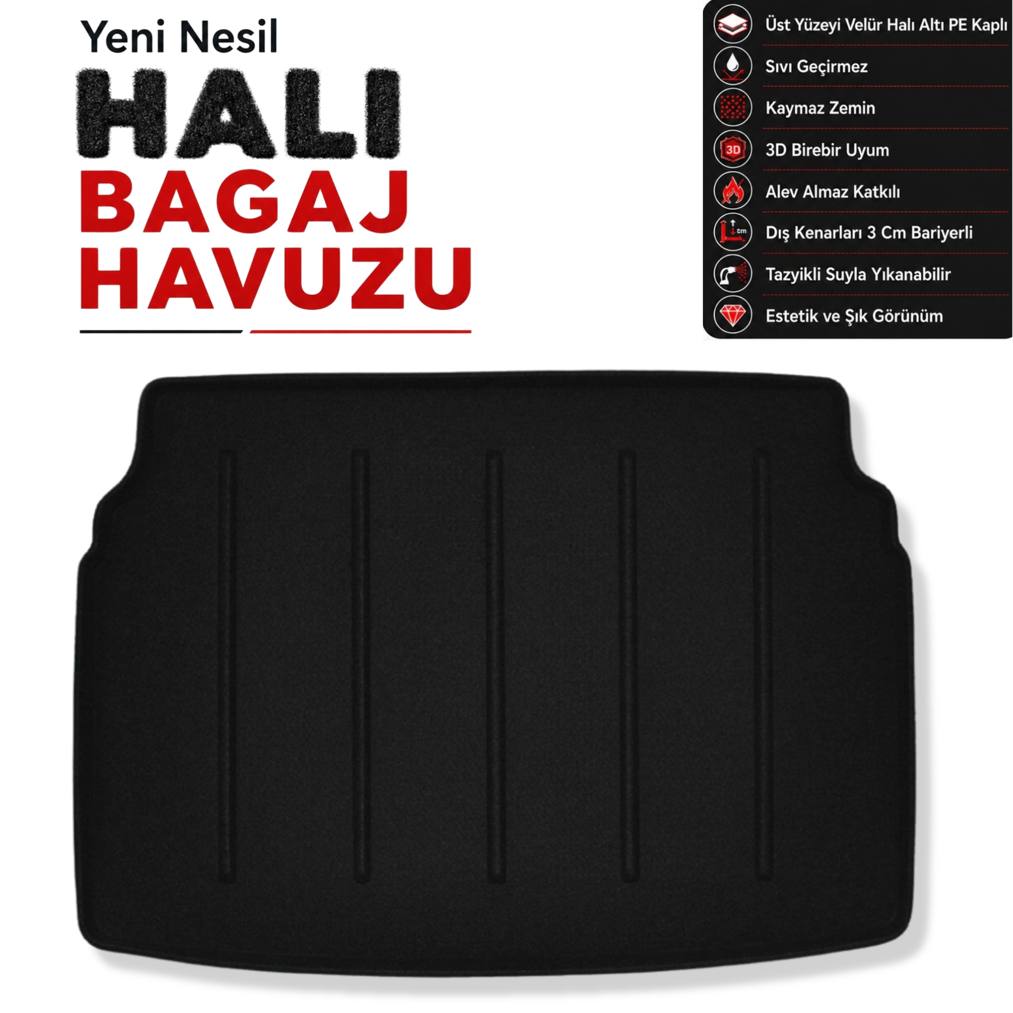 Opel Astra Elektrikli Halı Bagaj Havuzu (2023 ve Sonrası)