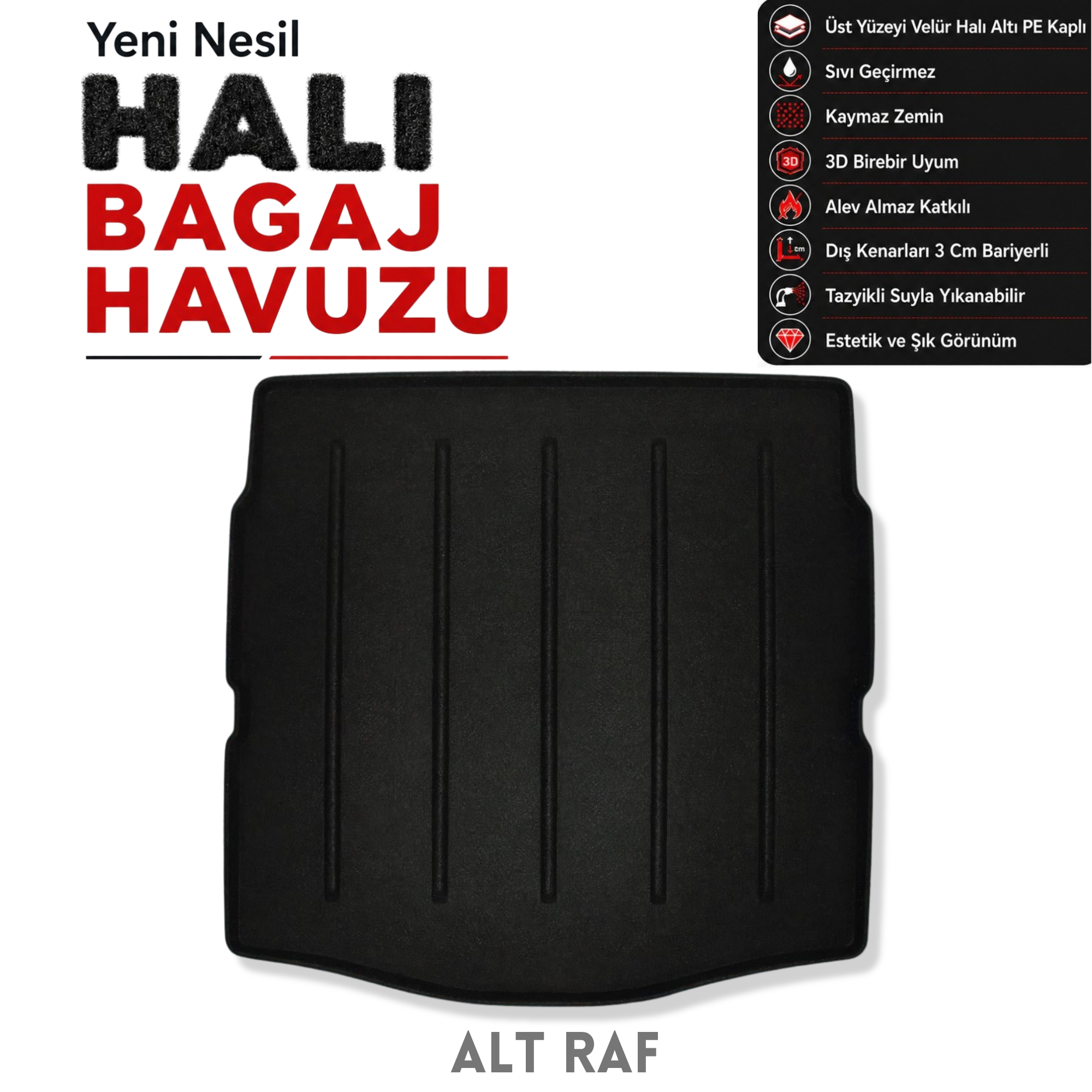 Opel Grandland Halı Bagaj Havuzu Hybrid / Elektrikli (2025 Sonrası)