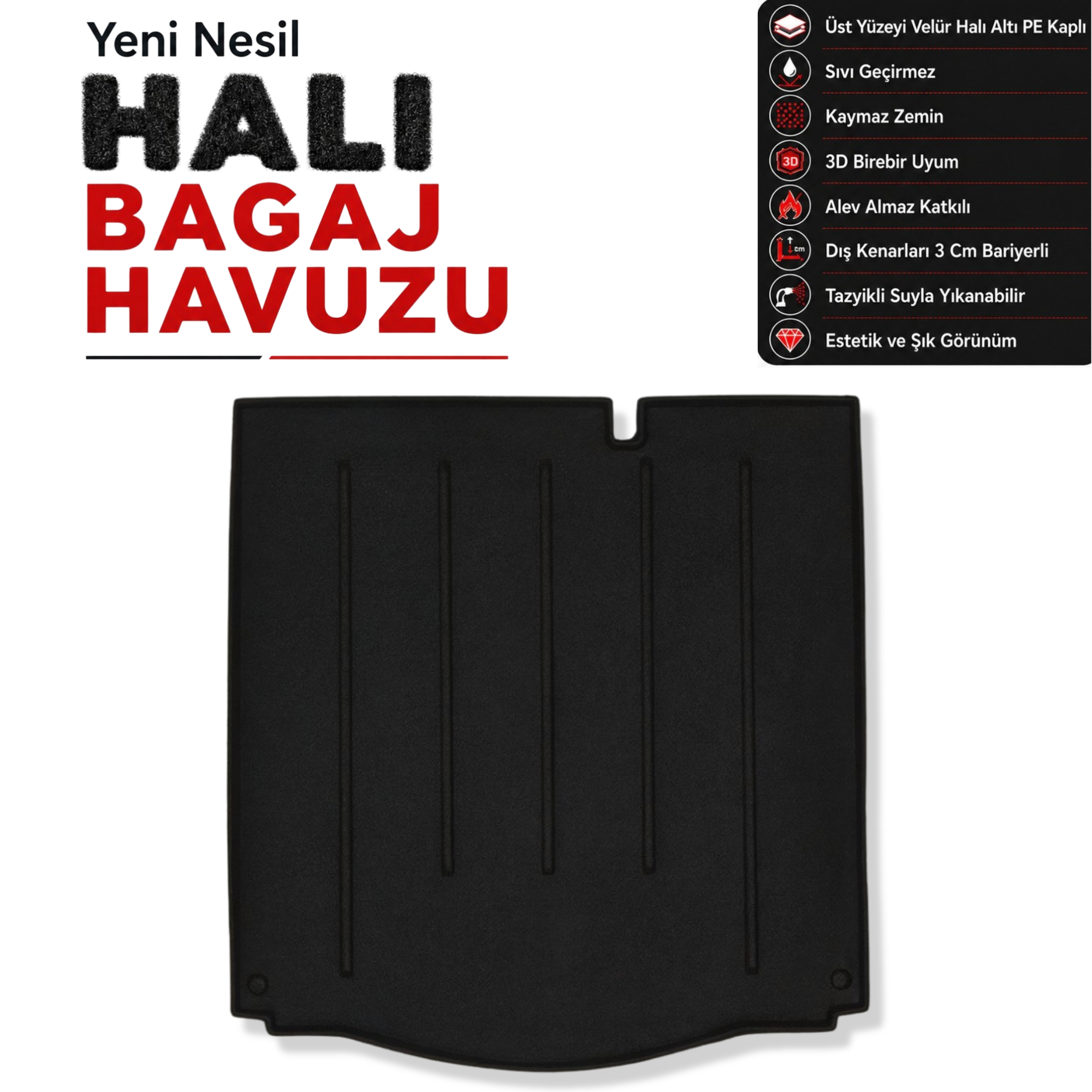 Peugeot 301 Halı Bagaj Havuzu (2012 Sonrası)