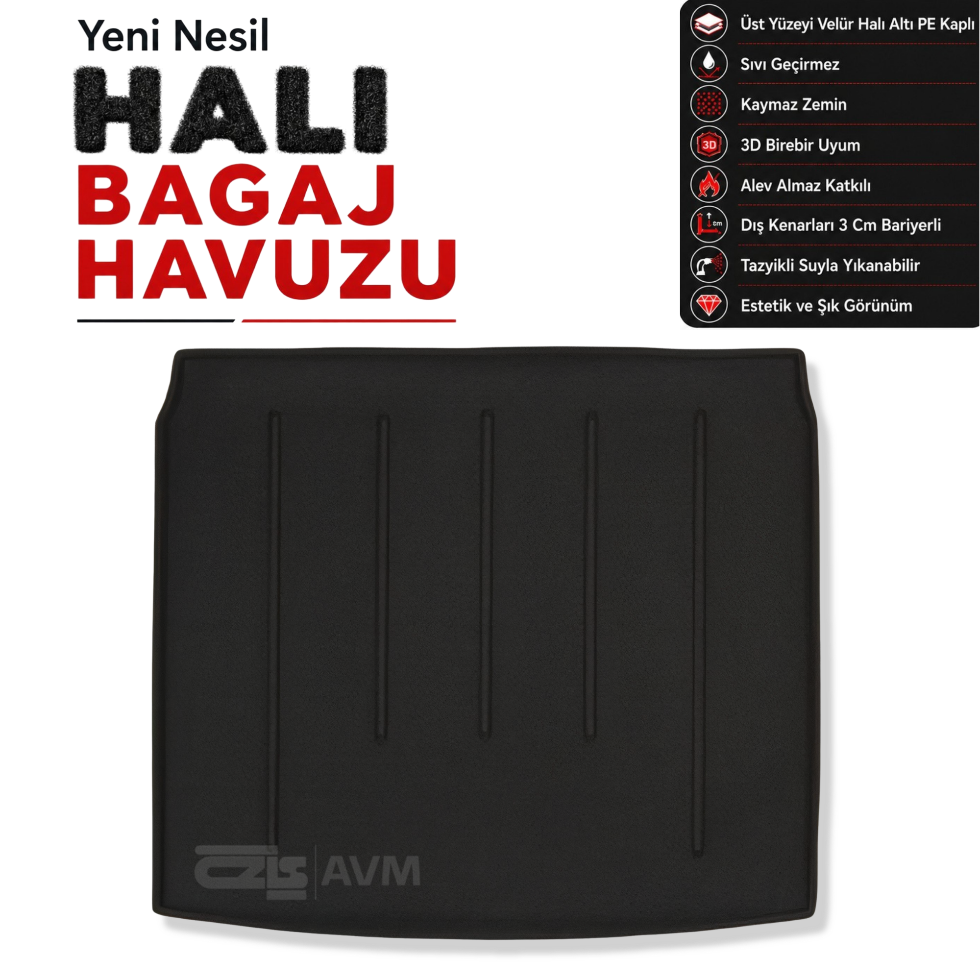Peugeot 508 SW Halı Bagaj Havuzu (2018 ve Sonrası)