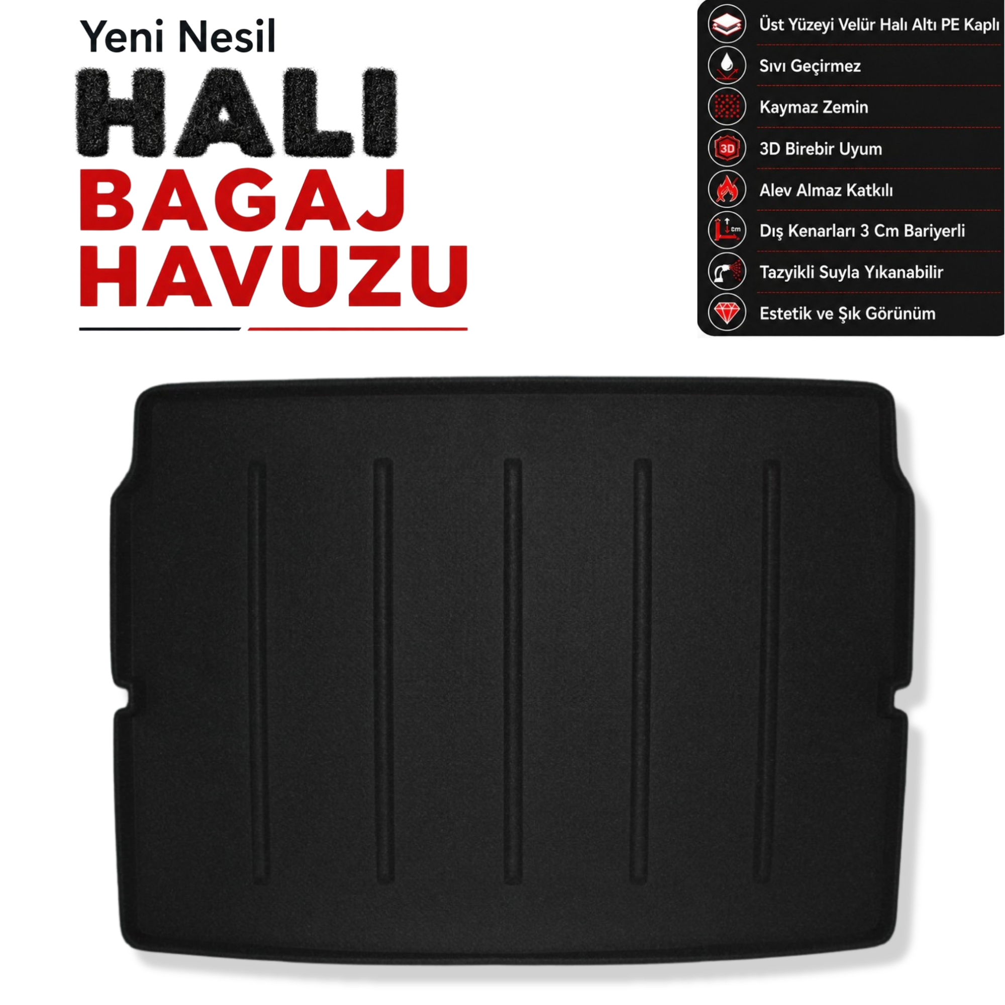 Peugeot 2008 E Halı Bagaj Havuzu (2024 Sonrası)