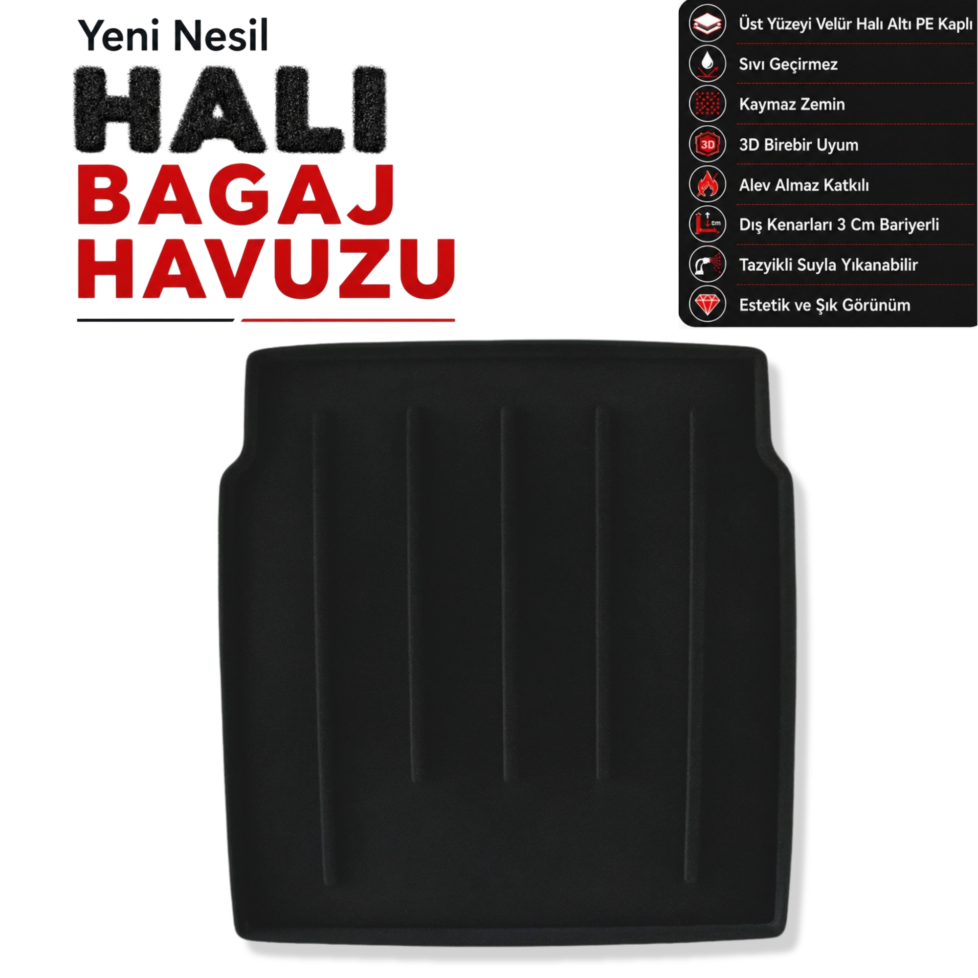 Porsche Panamera Halı Bagaj Havuzu (2010 Sonrası)