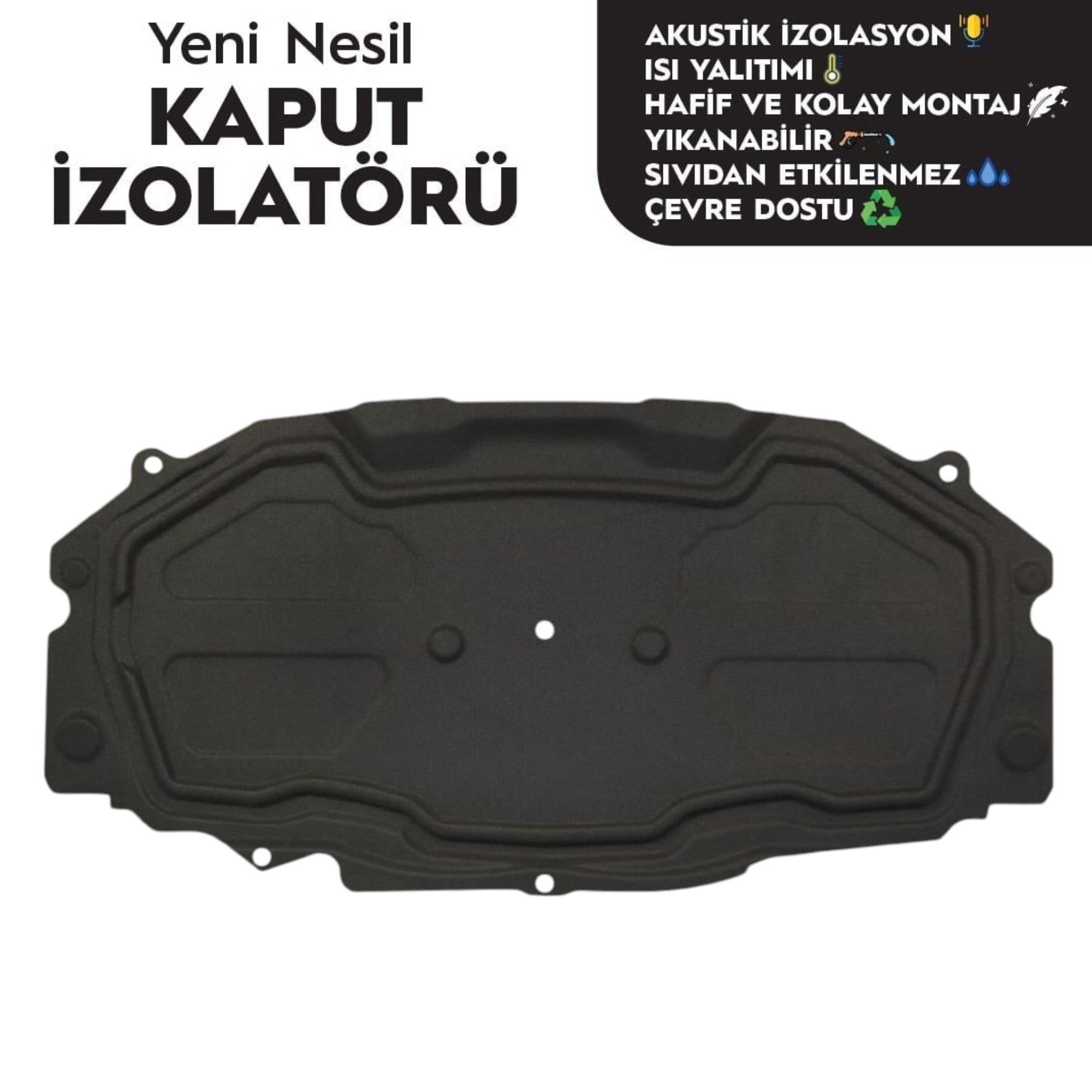 Renault Clio 2 Hatchback Kaput İzolatörü (2002 - 2006 Arası)