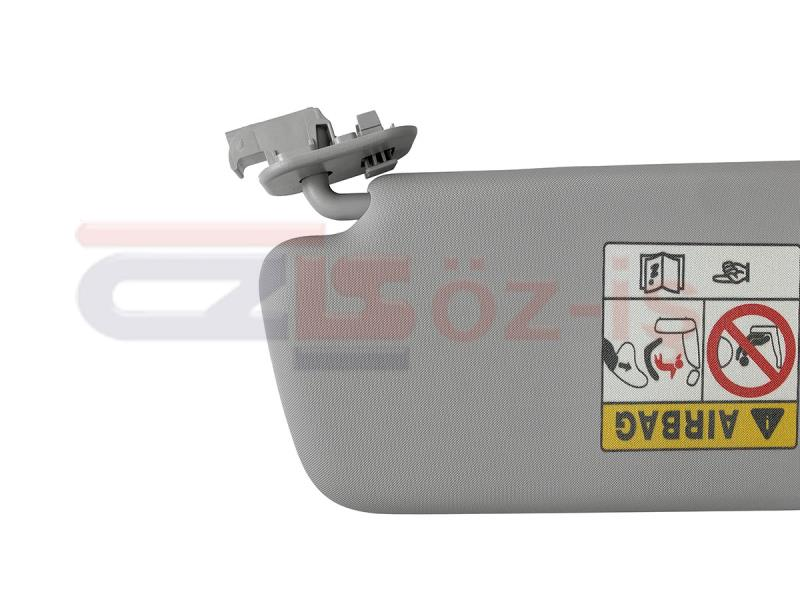 RENAULT MEGANE 4 İÇ GÜNEŞLİK LAMBASIZ GRİ