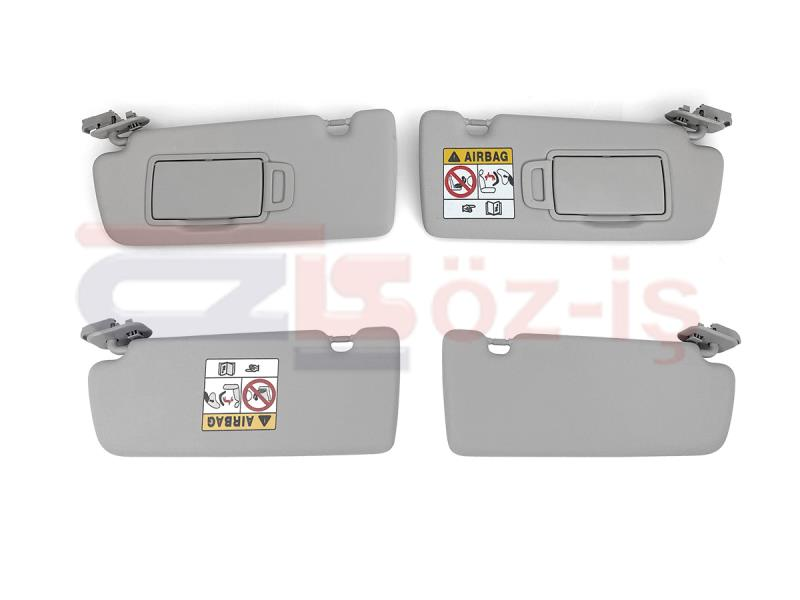 RENAULT MEGANE 4 İÇ GÜNEŞLİK LAMBASIZ GRİ