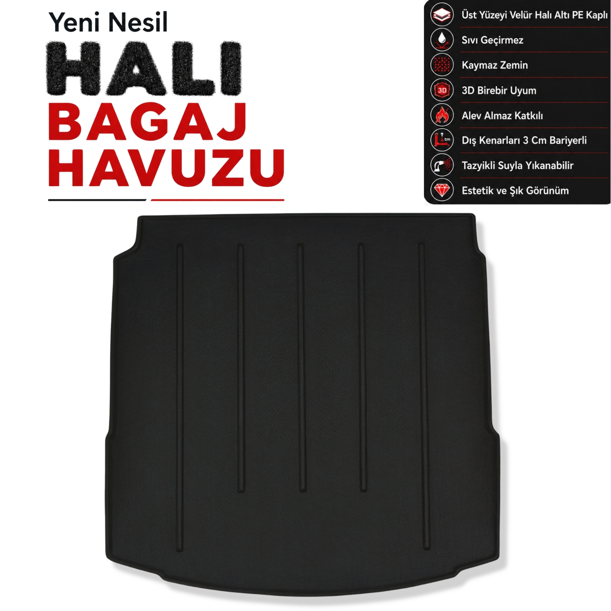 Renault Talisman Halı Bagaj Havuzu (2015 - 2022 Arası)