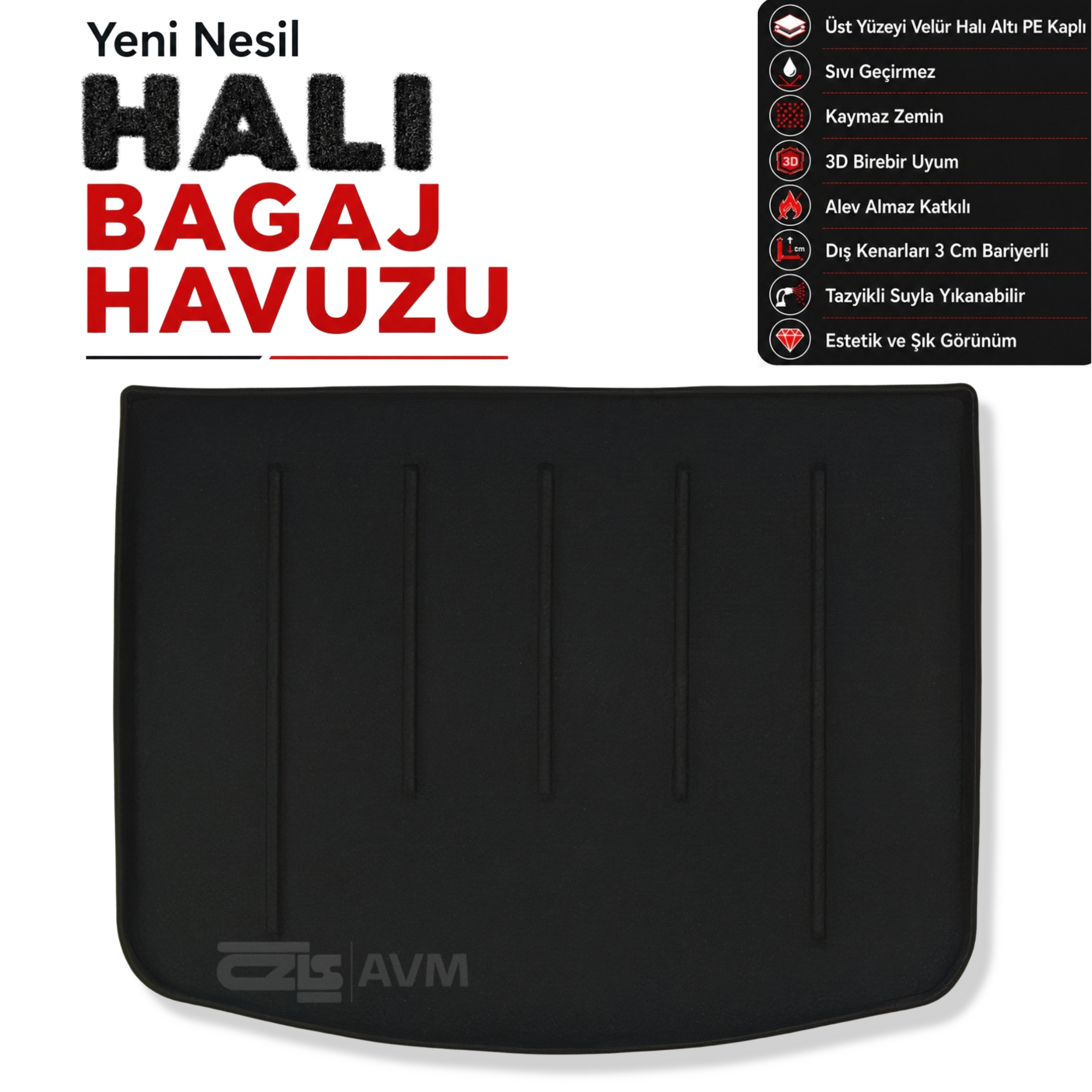 Renault Koleos Halı Bagaj Havuzu (2017 Sonrası)