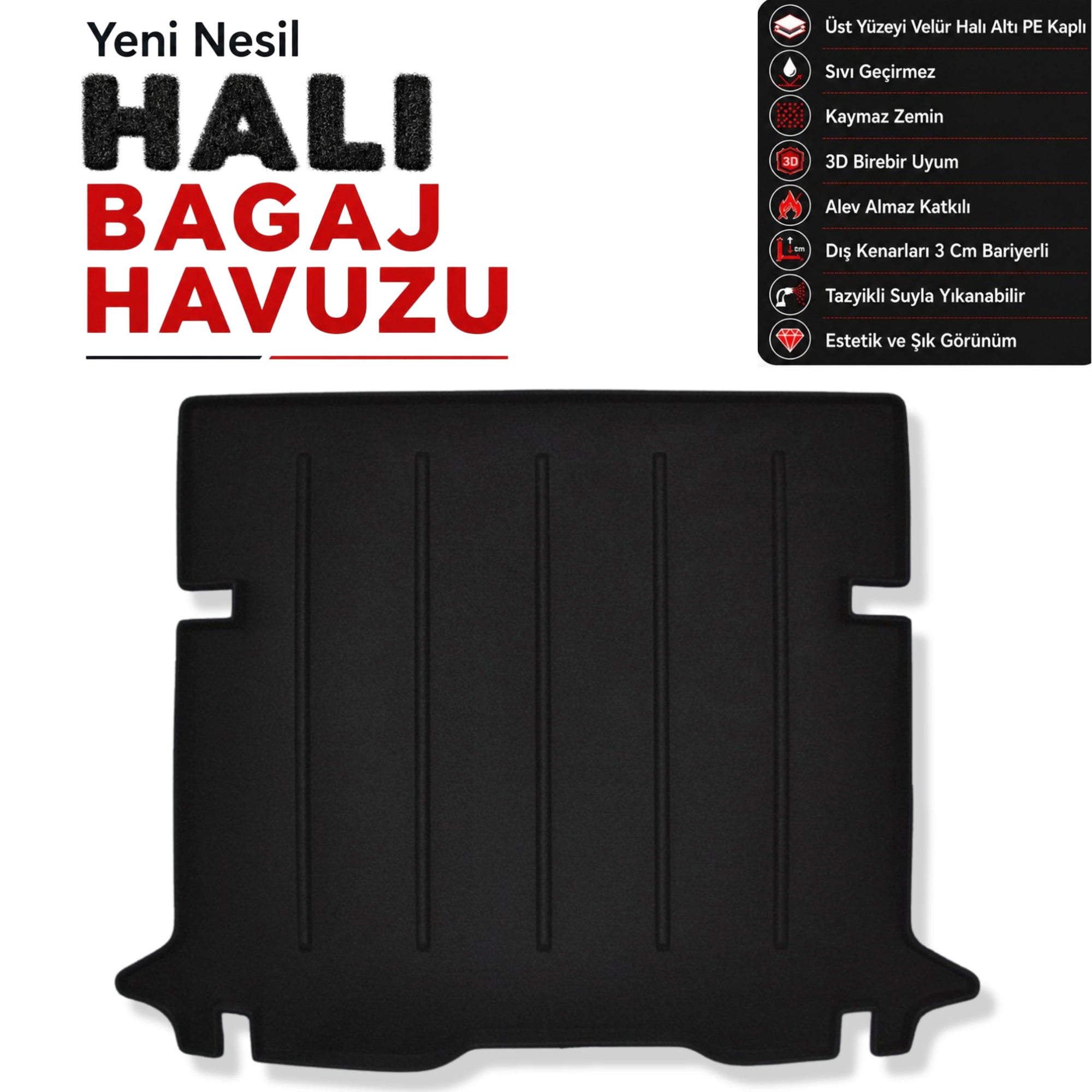 Renault Express Halı Bagaj Havuzu (2021 Sonrası)
