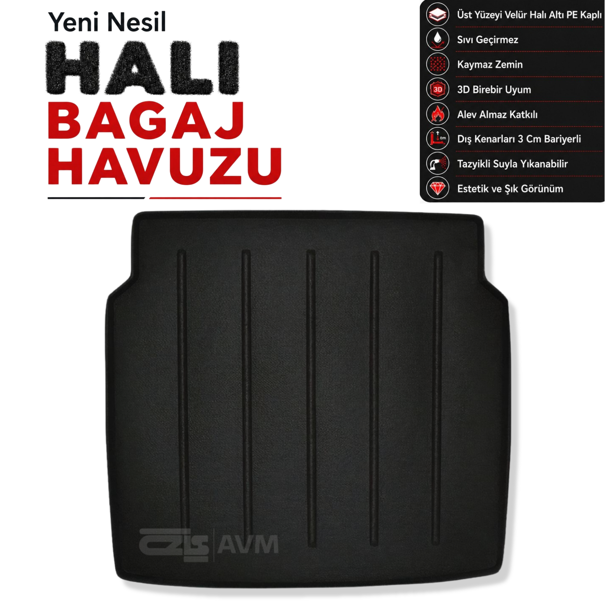 Renault Rafale Halı Bagaj Havuzu (2024 Sonrası)