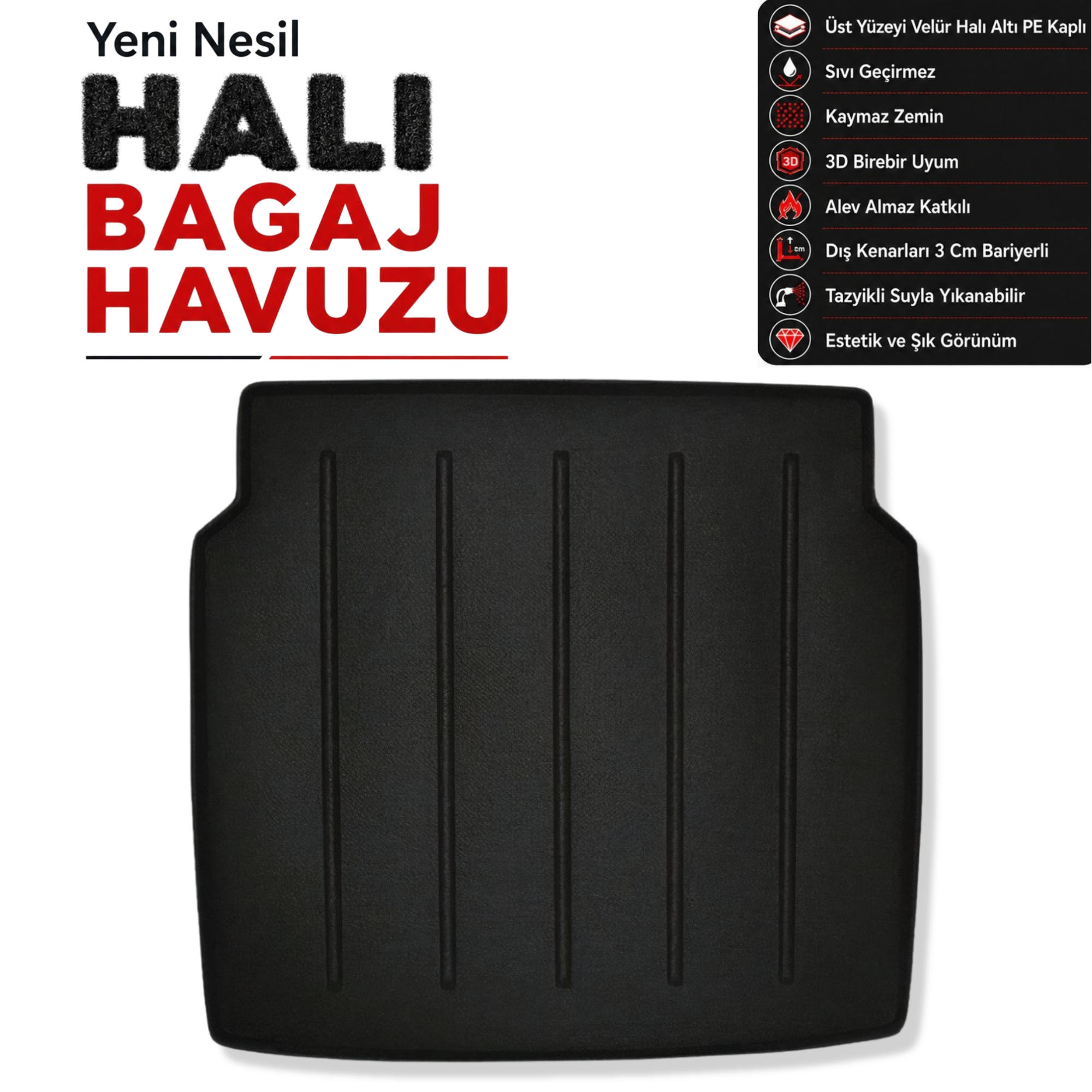 Renault Rafale Halı Bagaj Havuzu (2024 Sonrası)