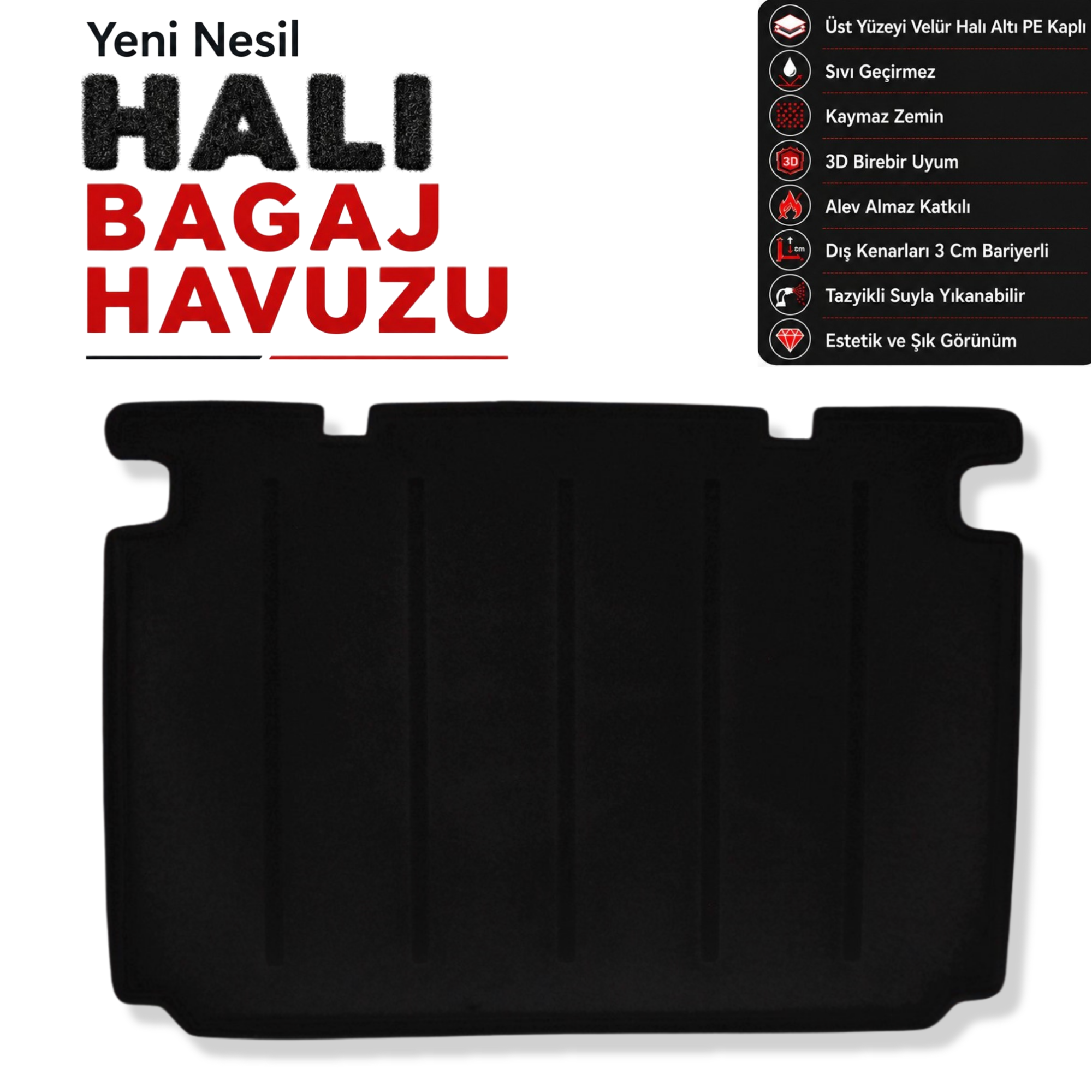 Renault Kangoo Halı Bagaj Havuzu (2023 Sonrası)