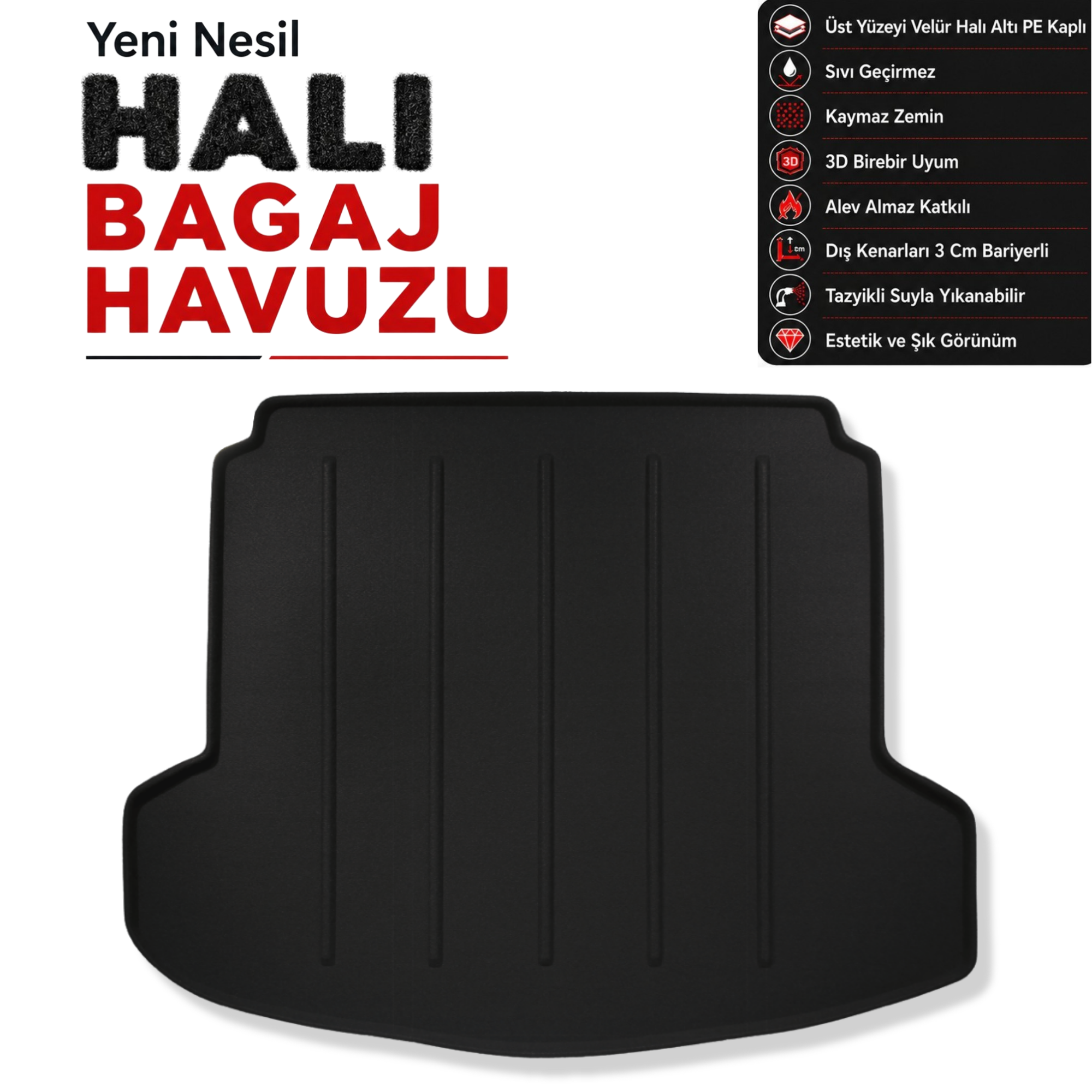Renault Megane 4 Halı Bagaj Havuzu (2025 Sonrası)