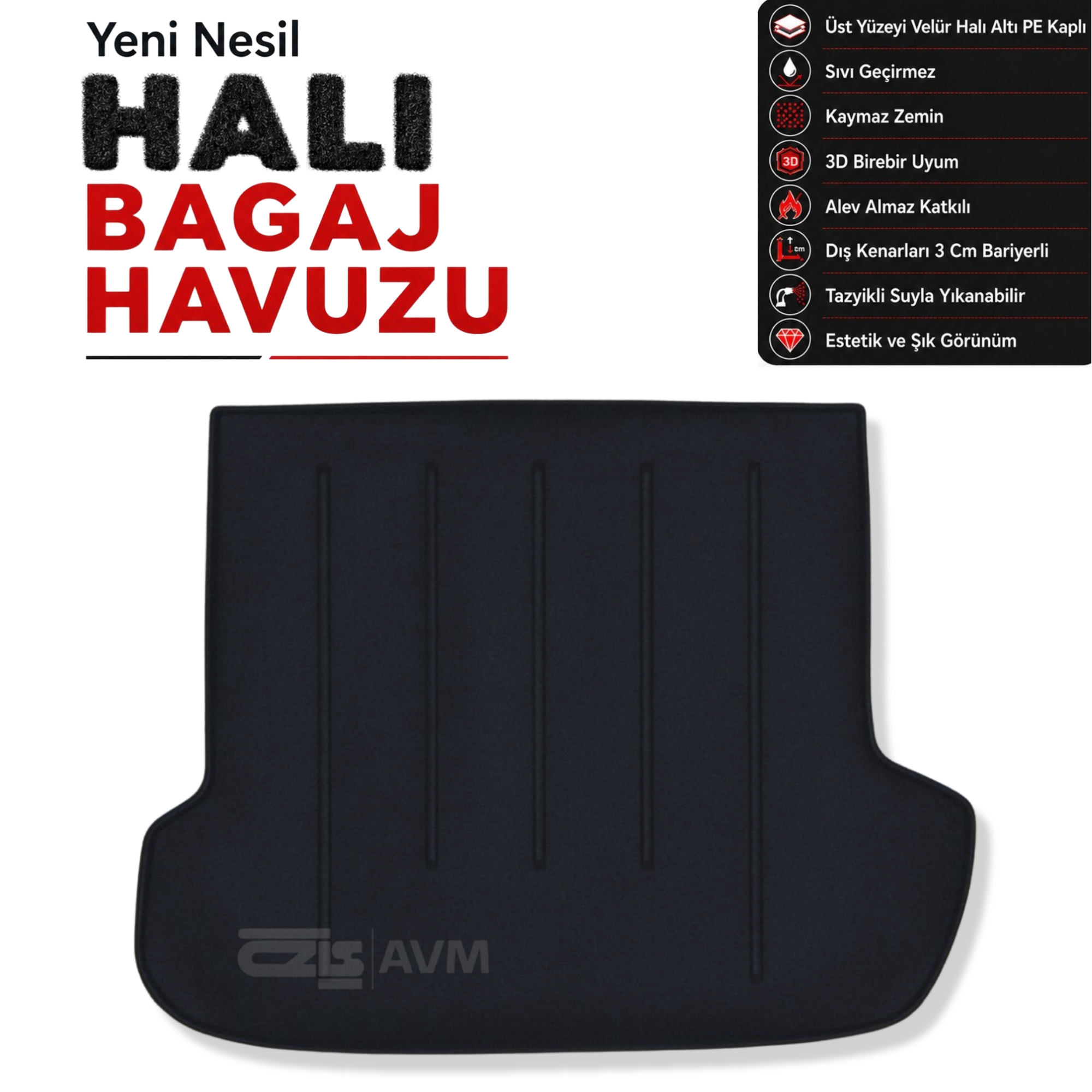 Subaru Outback Halı Bagaj Havuzu (2015 Sonrası)