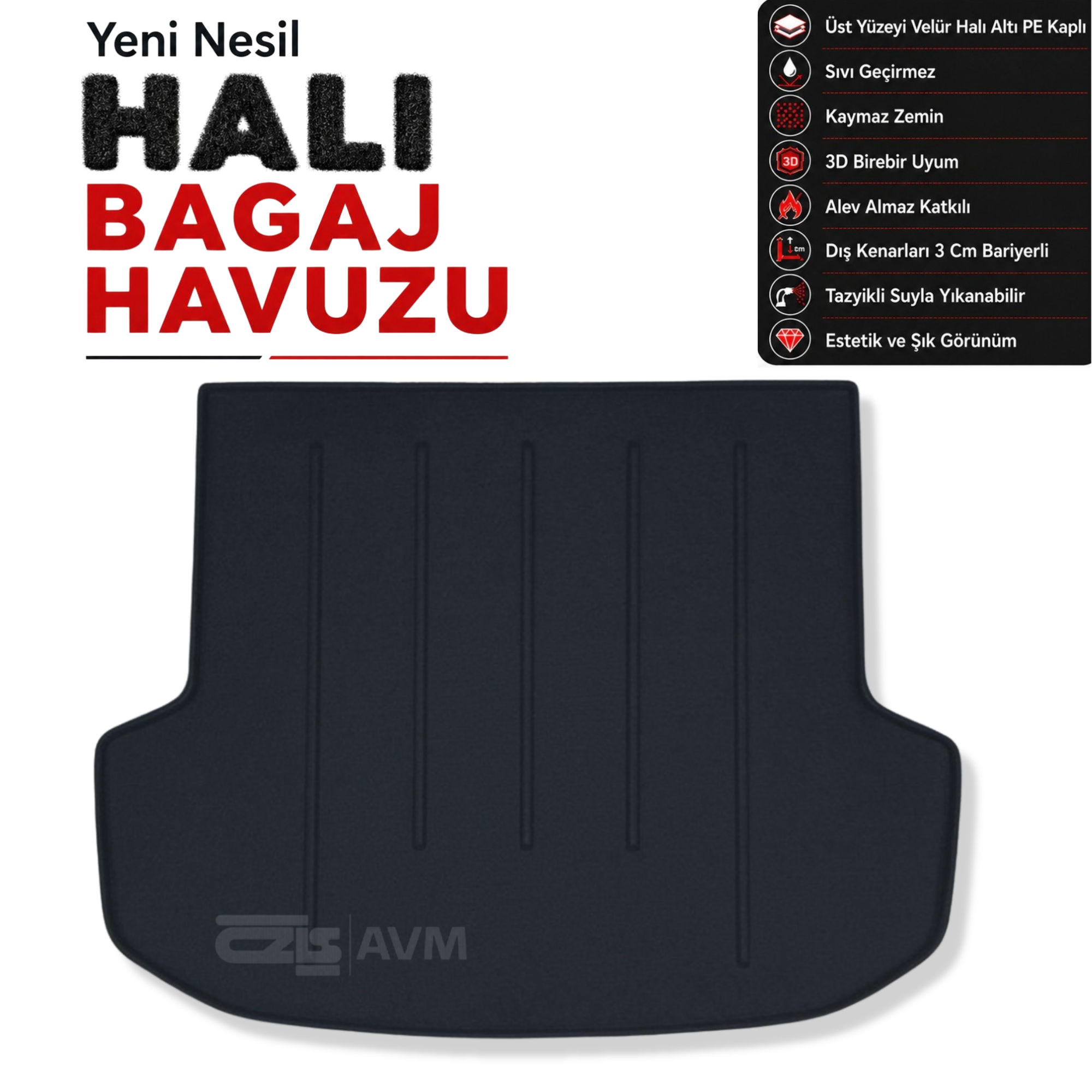 Subaru Levorg Halı Bagaj Havuzu (2014 Sonrası)