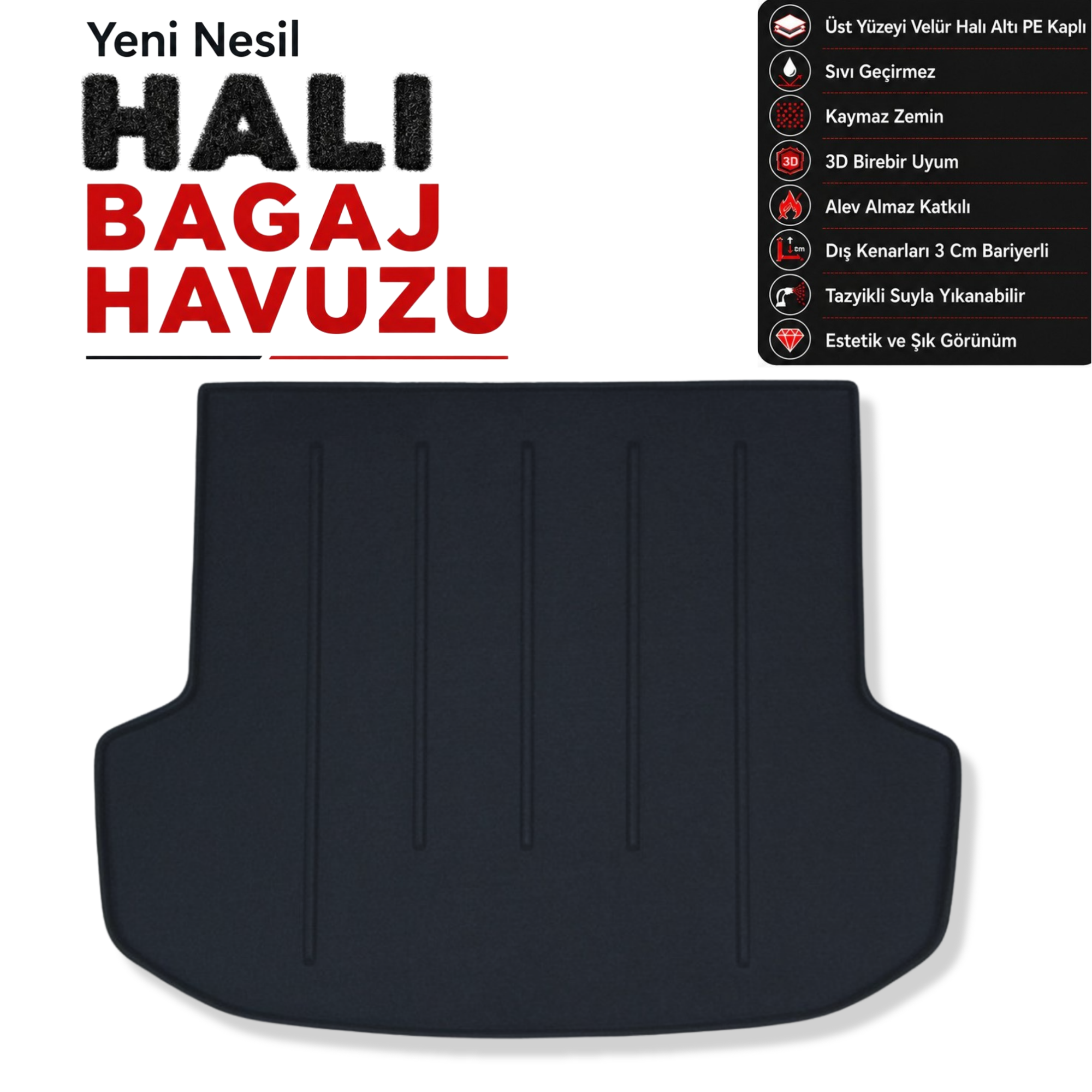 Subaru Levorg Halı Bagaj Havuzu (2014 Sonrası)