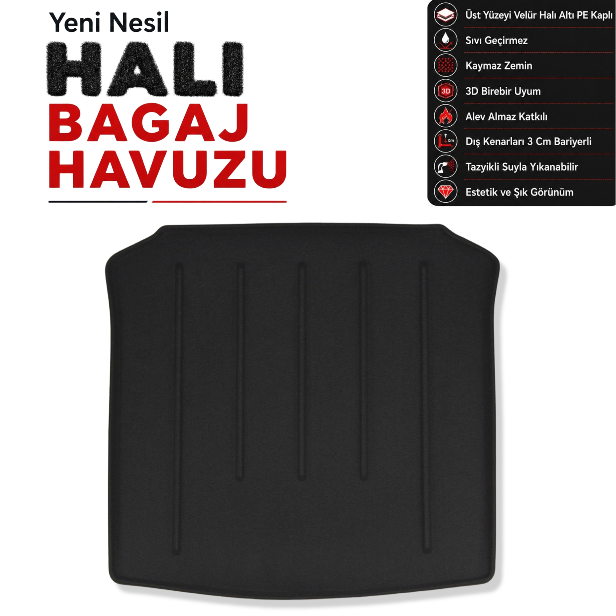Seat ibiza ST Halı Bagaj Havuzu (2010 - 2017)