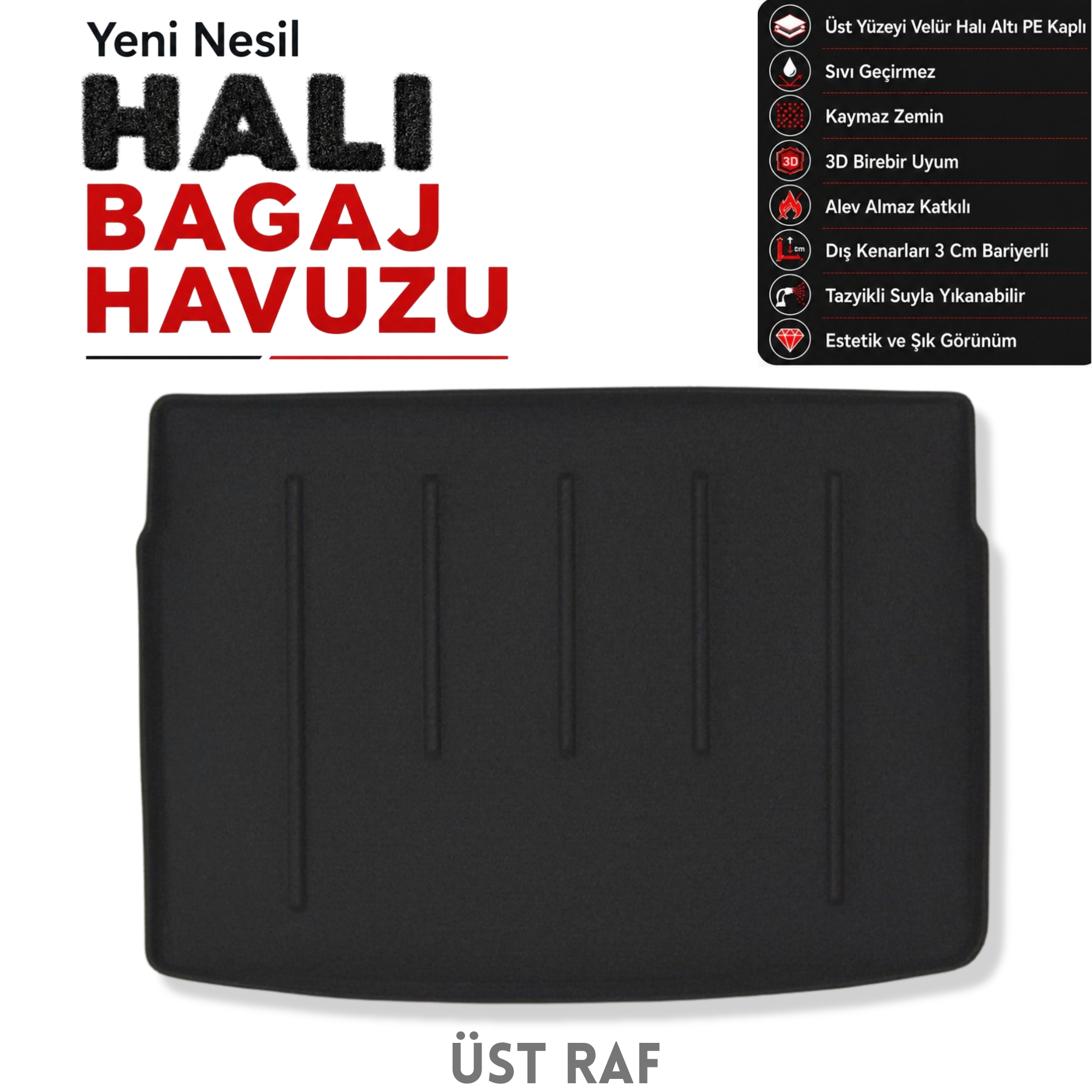 Seat Arona Üst Raf Halı Bagaj Havuzu (2026 ve Sonrası)