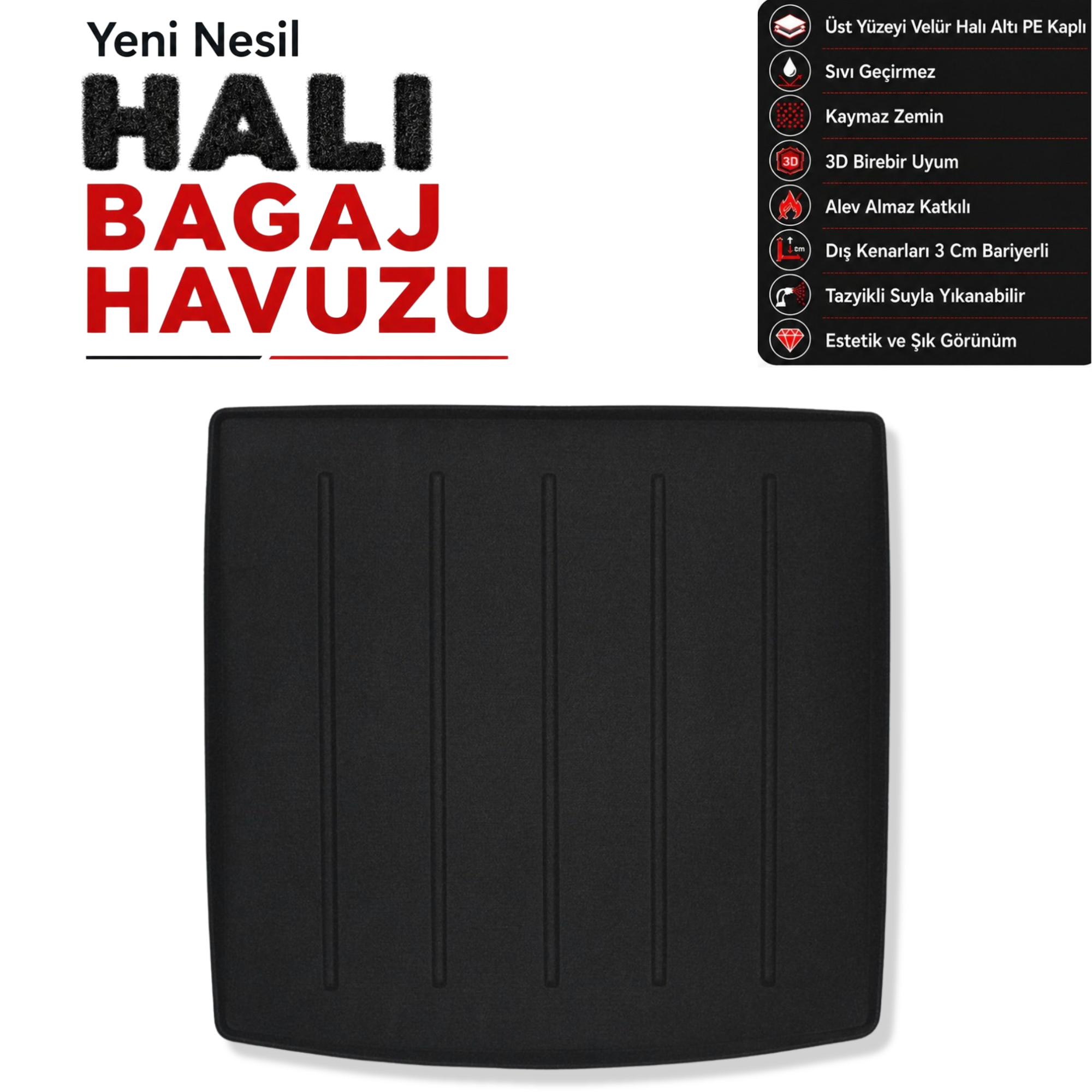 Seat Taracco Halı Bagaj Havuzu (2021 Sonrası)