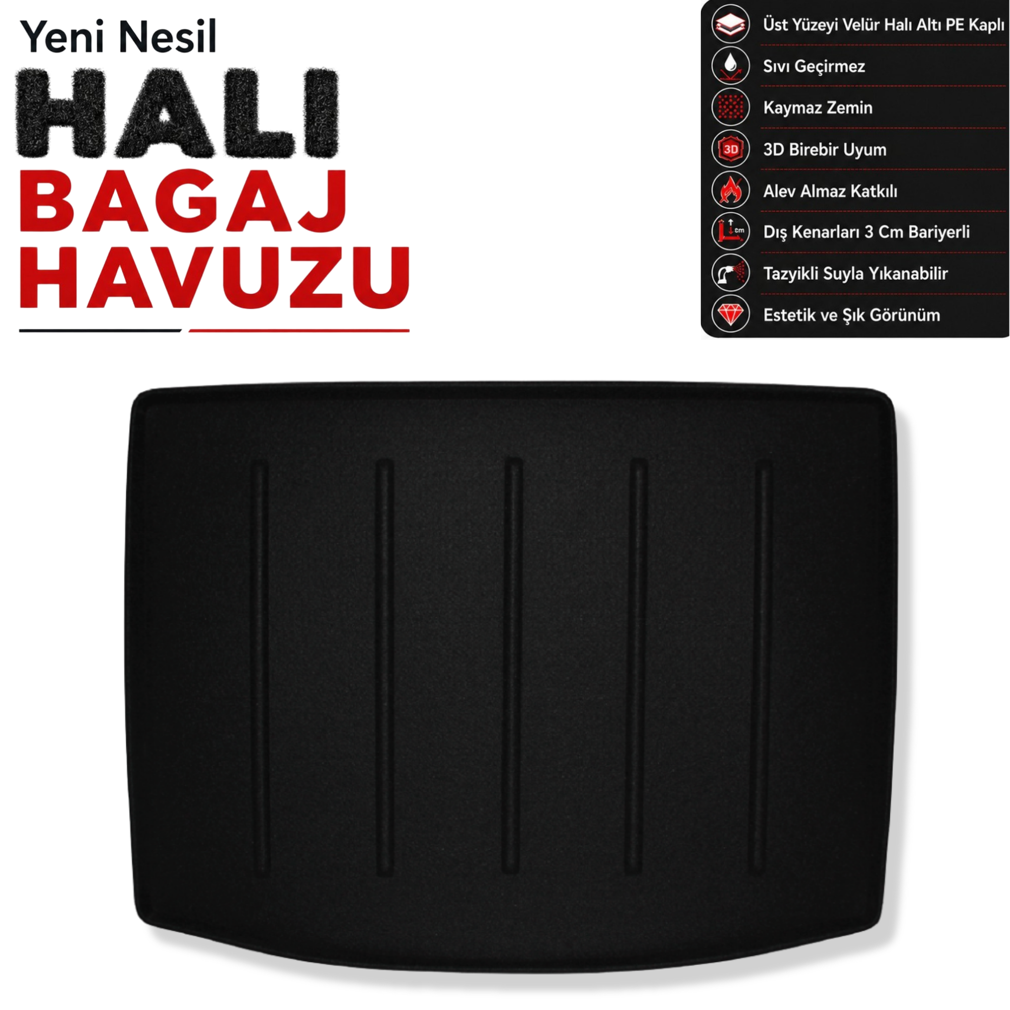 Cupra Leon Halı Bagaj Havuzu (2024 Sonrası)