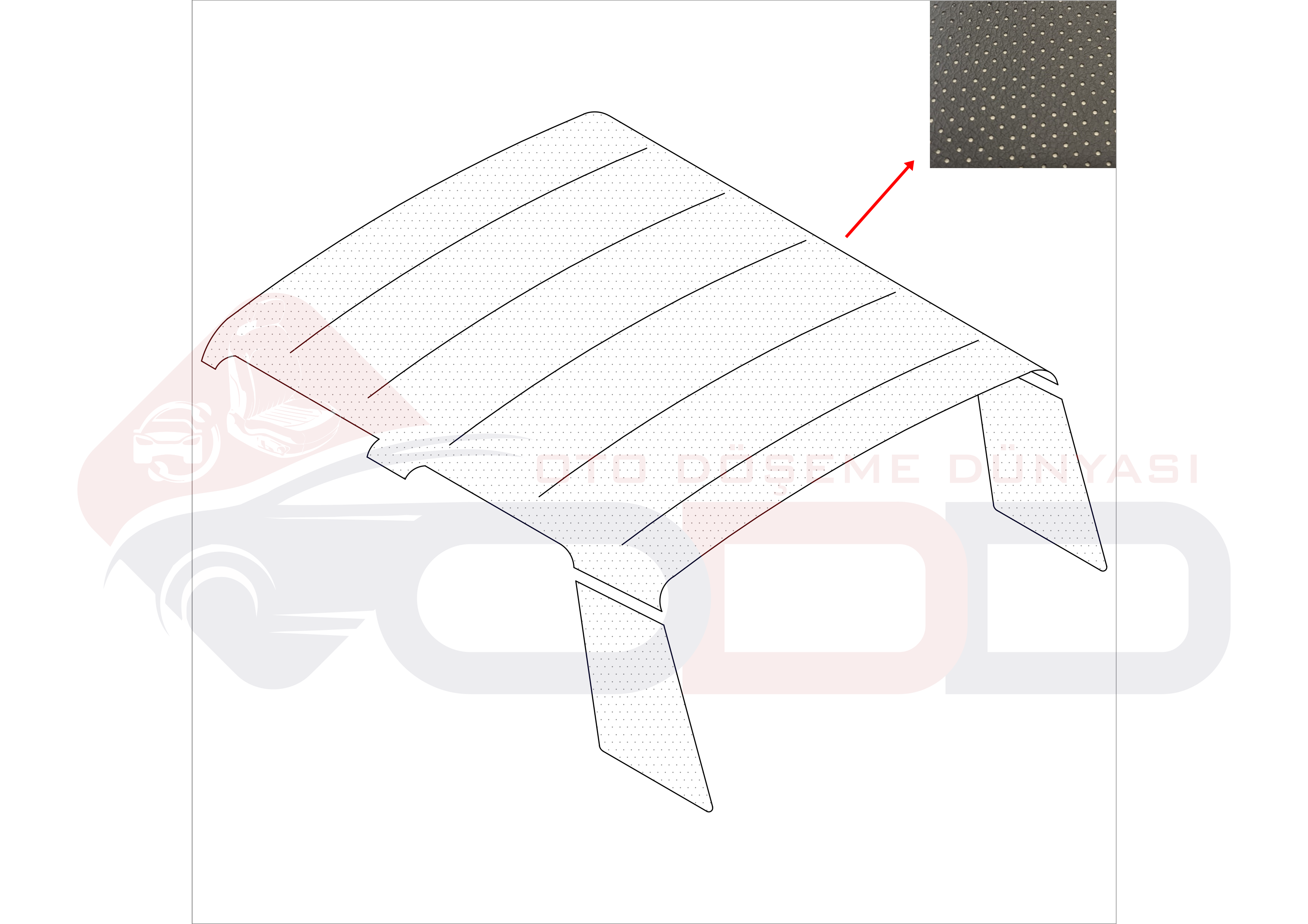 SERÇE TAVAN DÖŞEMESİ VE SES PANOSU SİYAH