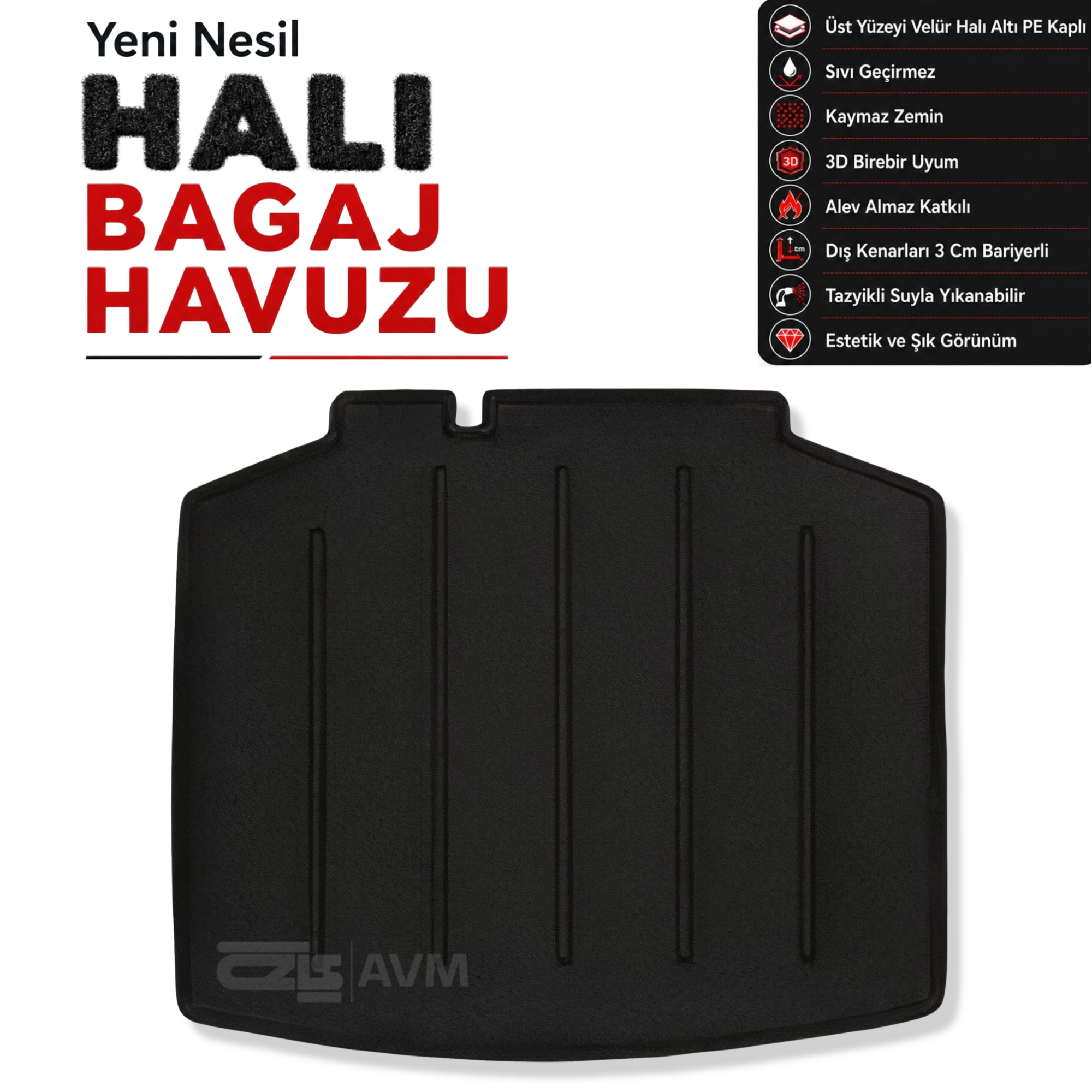 Skoda Scala Halı Bagaj Havuzu (2020 Sonrası)
