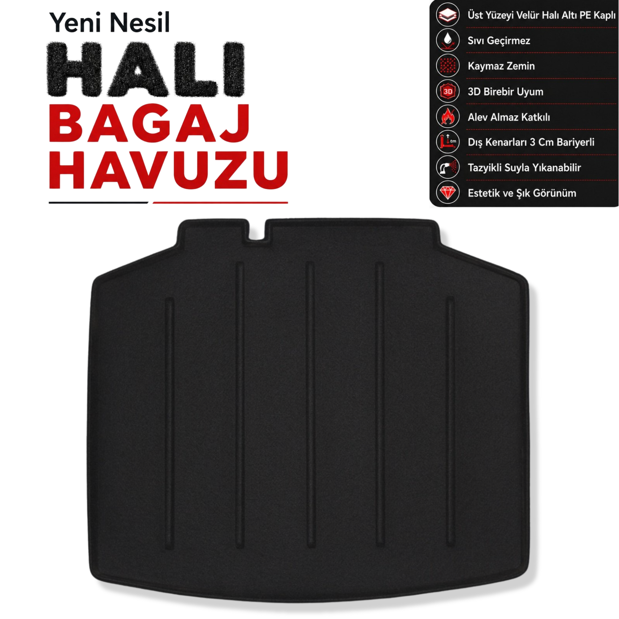 Skoda Kamiq Halı Bagaj Havuzu (2020 Sonrası)