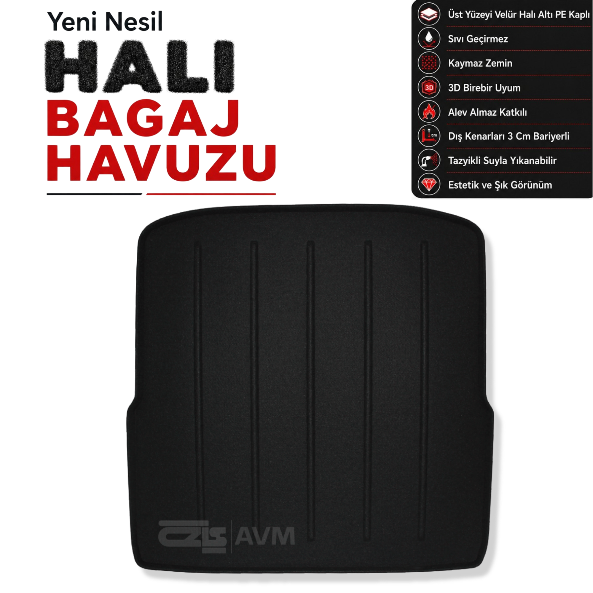 Skoda Superb Combi Halı Bagaj Havuzu (2015 Sonrası)