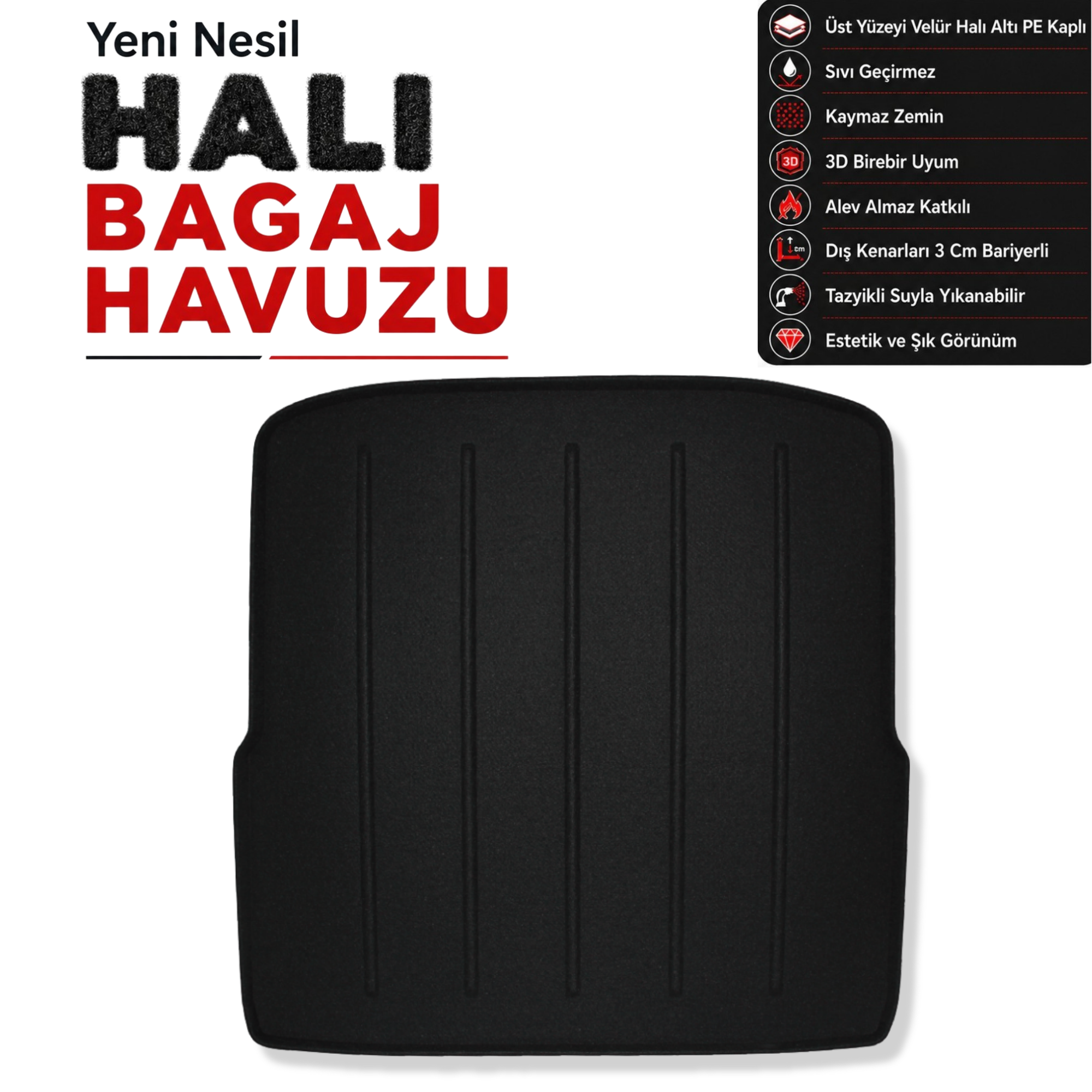 Skoda Superb Combi Halı Bagaj Havuzu (2015 Sonrası)