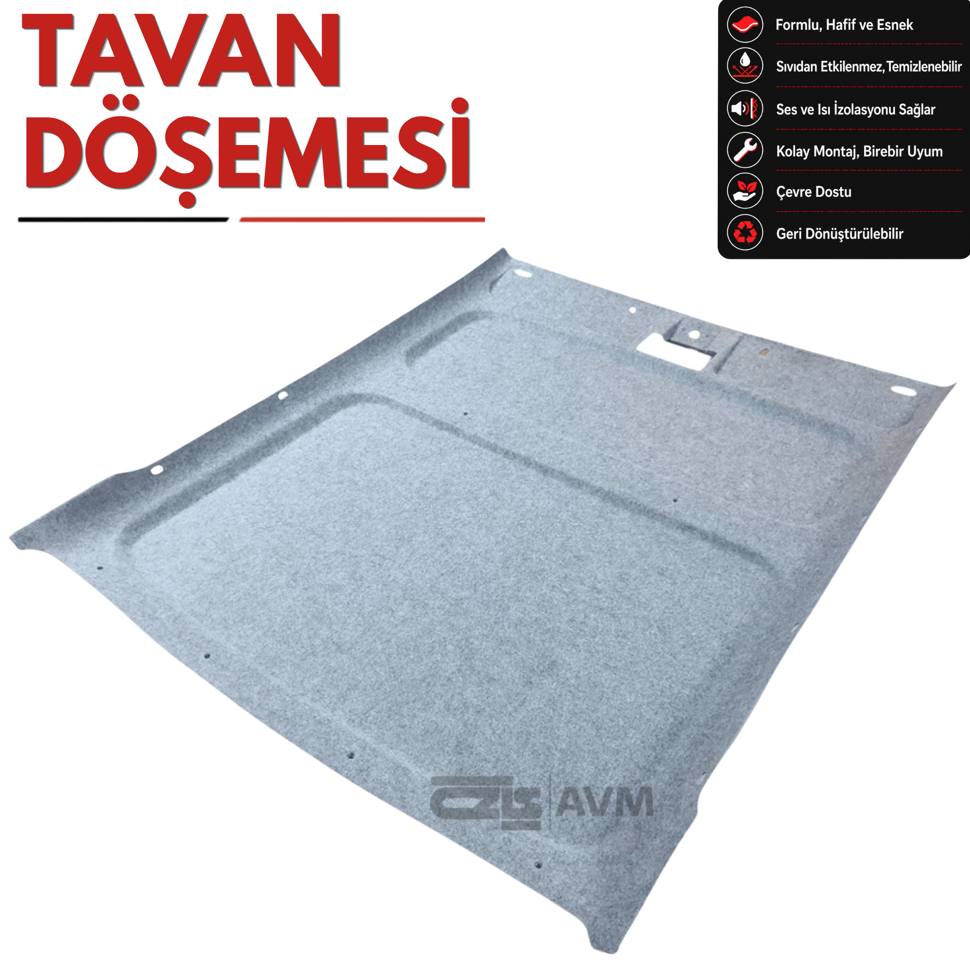 Tofaş 131 Doğan SLX Monoblok Tavan Döşemesi (1993 - 2002 Arası)