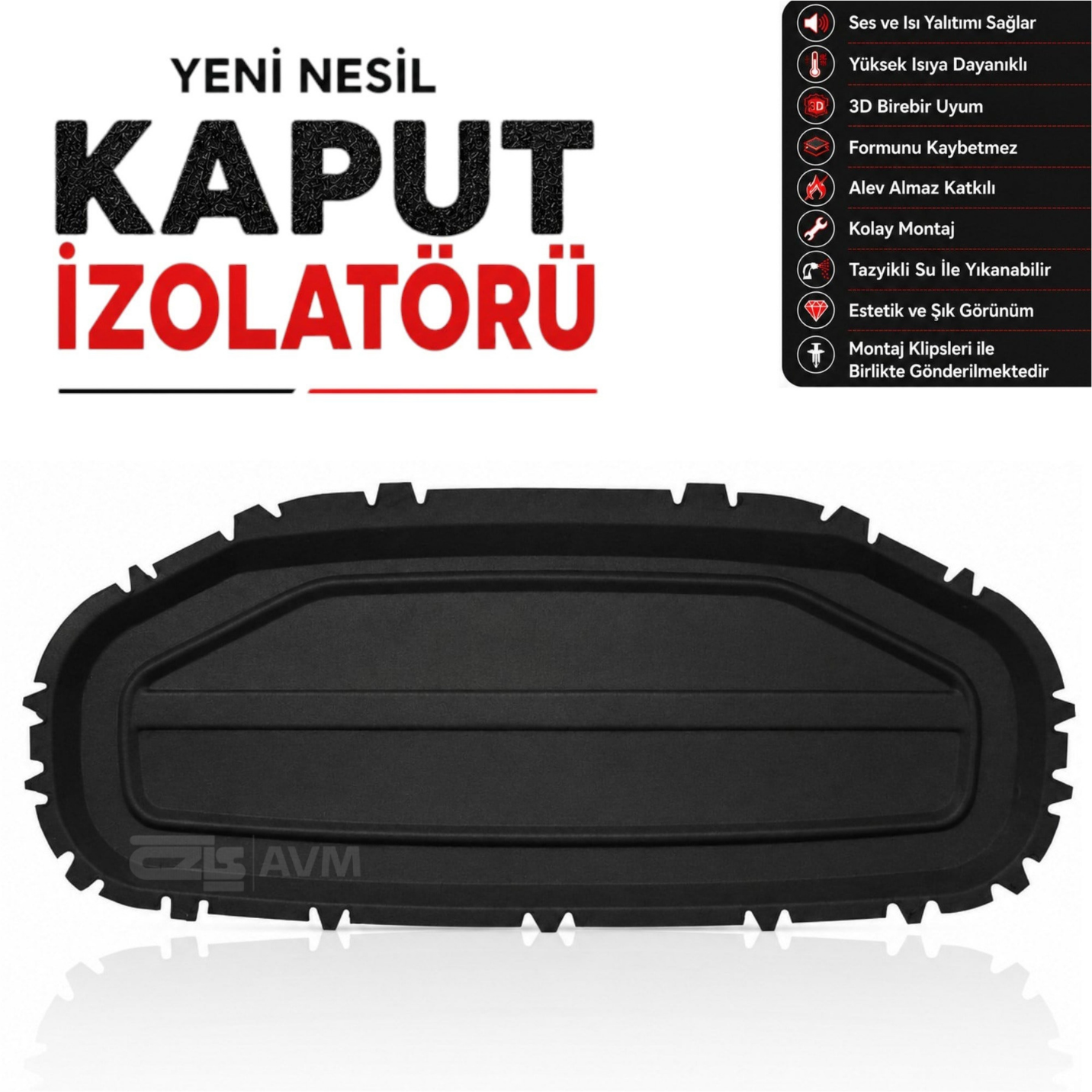 Togg T10F Kaput İzolatörü (2025 ve Sonrası)
