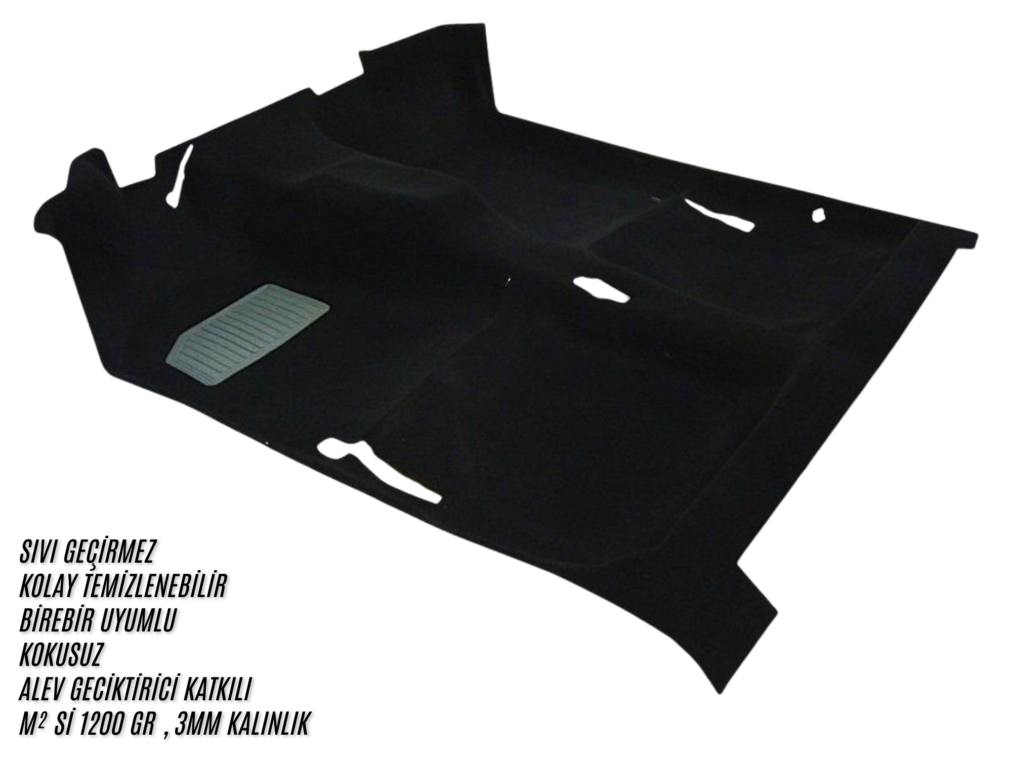 TOFAŞ 131 DOĞAN SLX ŞAHİN KARTAL TABAN HALISI SİYAH