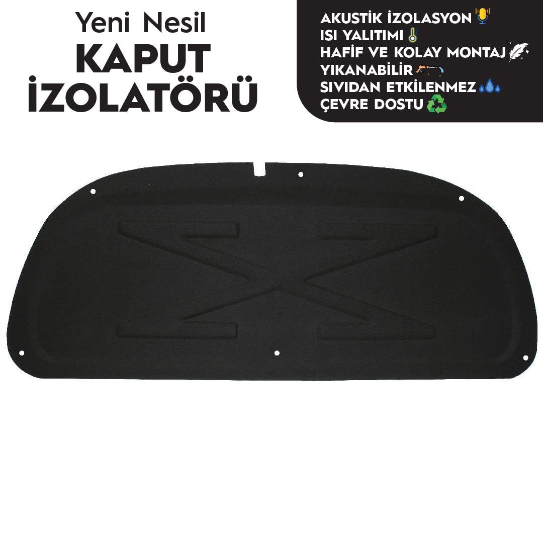 Toyota Corolla Sedan Kaput İzolatörü (2019 -2020 Ekim Arası)