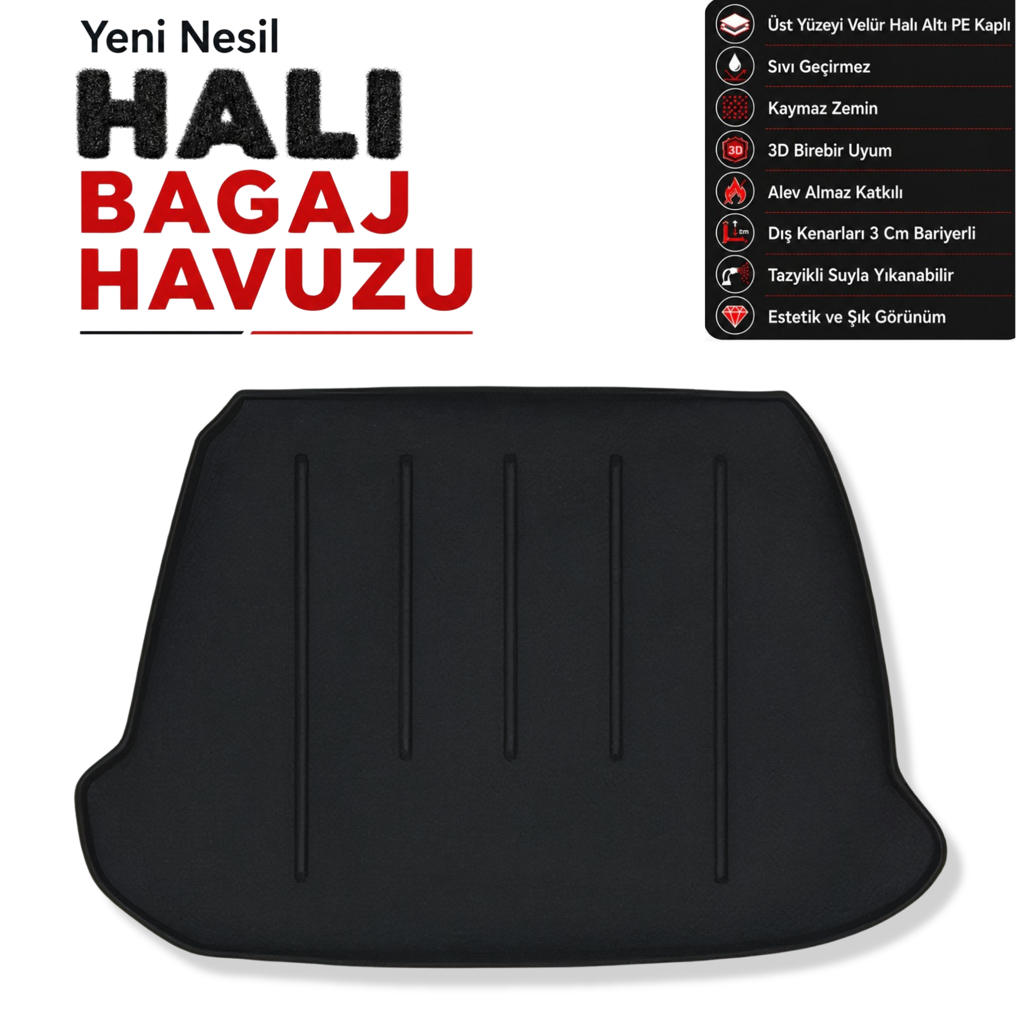 Volvo S60 Halı Bagaj Havuzu (2010 - 2021 Arası)