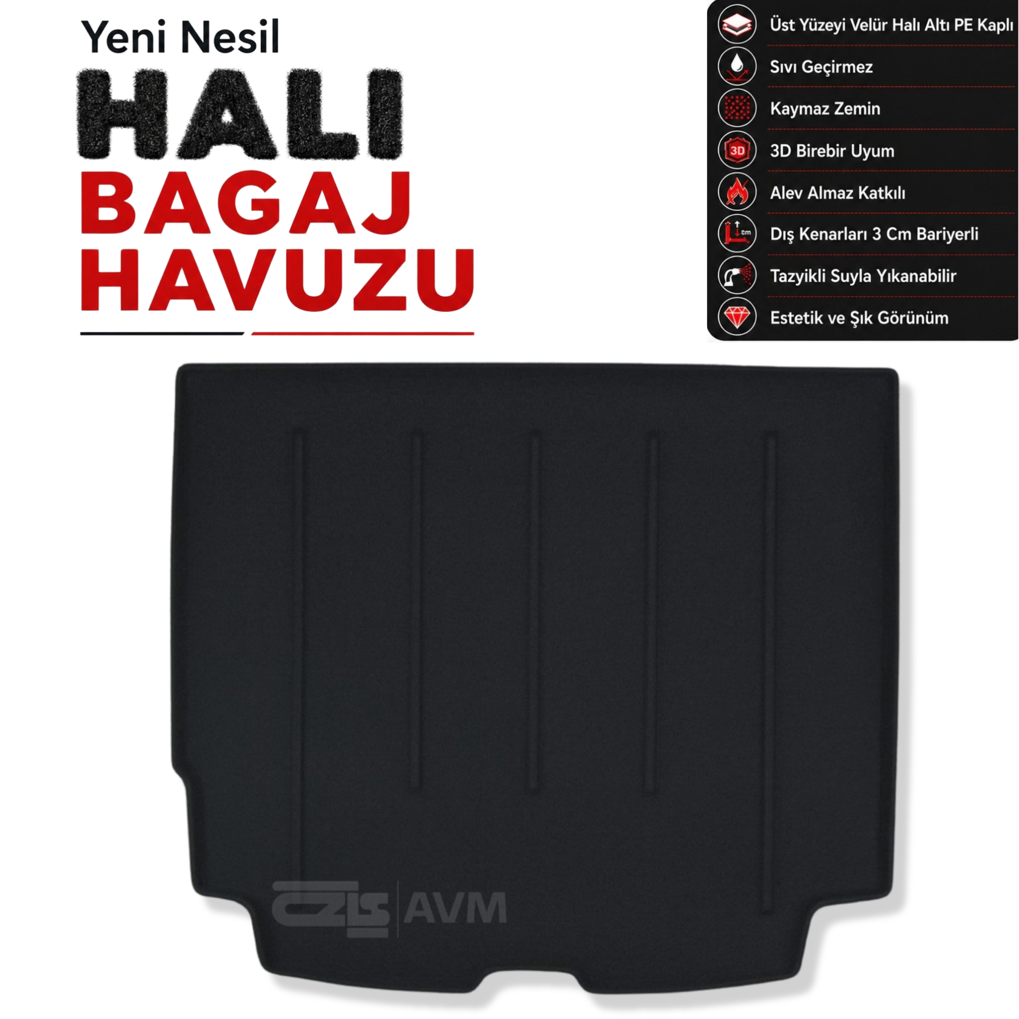 Volvo XC60 Halı Bagaj Havuzu (2017 Sonrası)