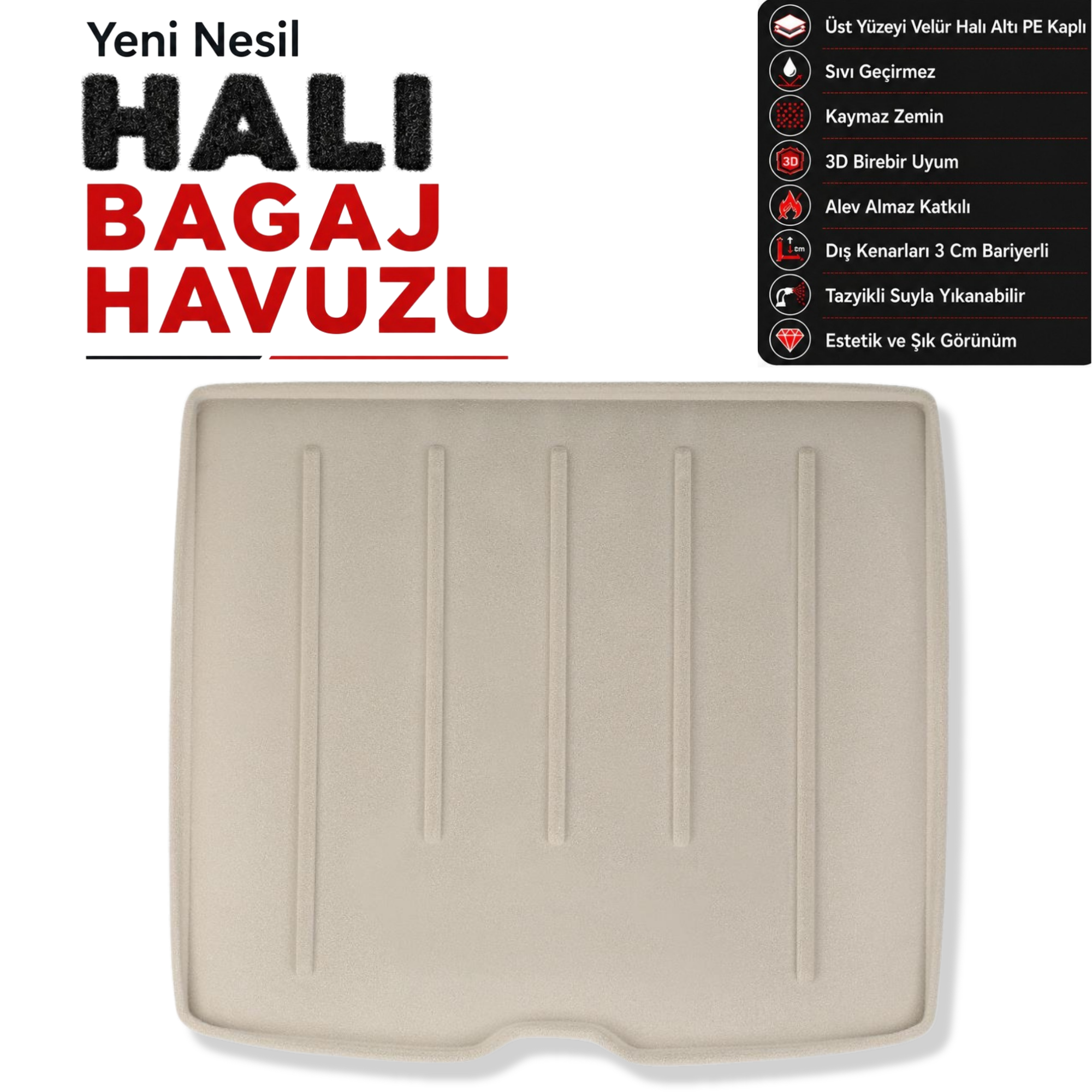 Volvo XC40 Halı Bagaj Havuzu (2017 ve Sonrası)